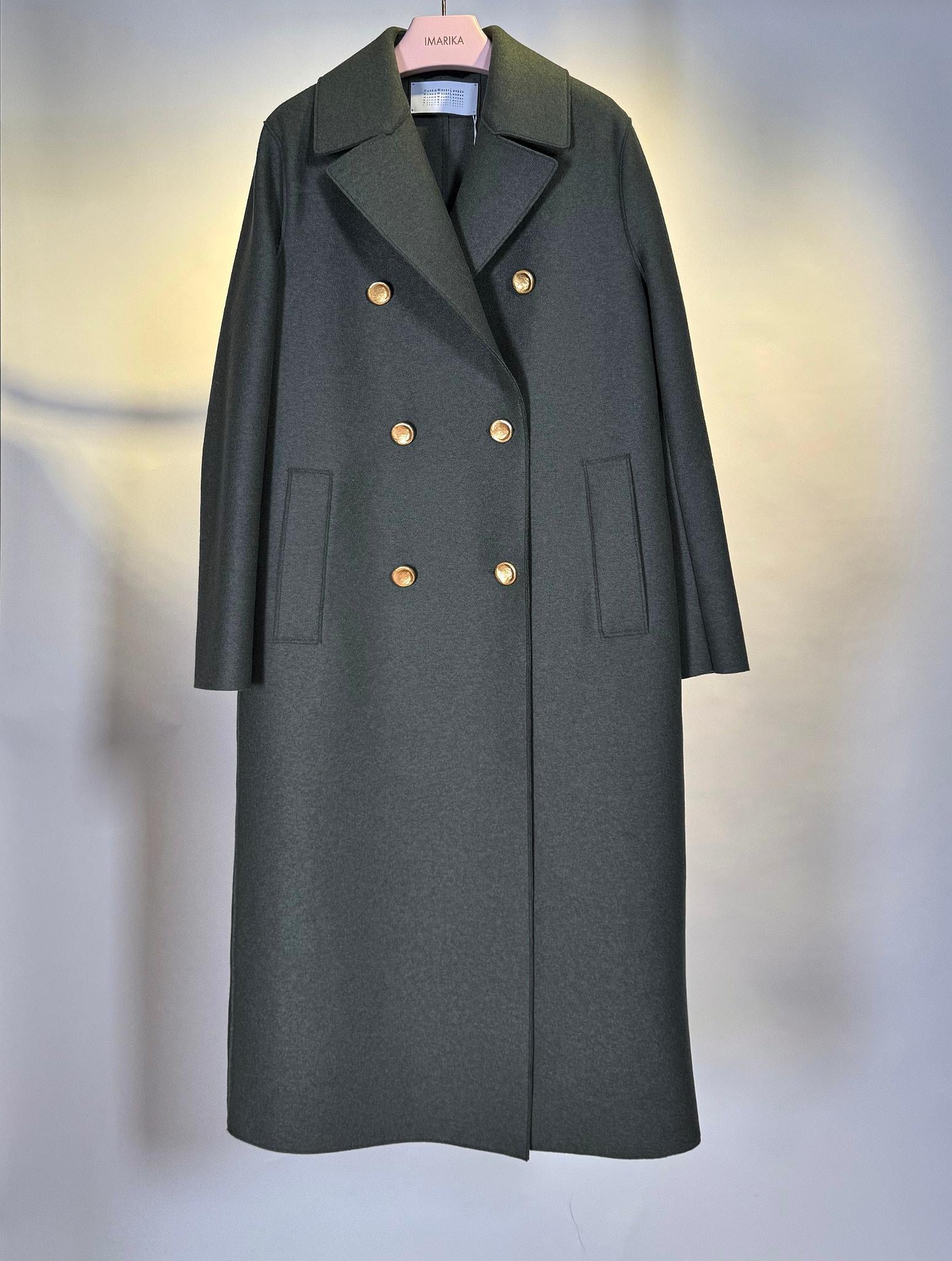 Cappotto doppiopetto AC1278VERDE Harris Wharf London