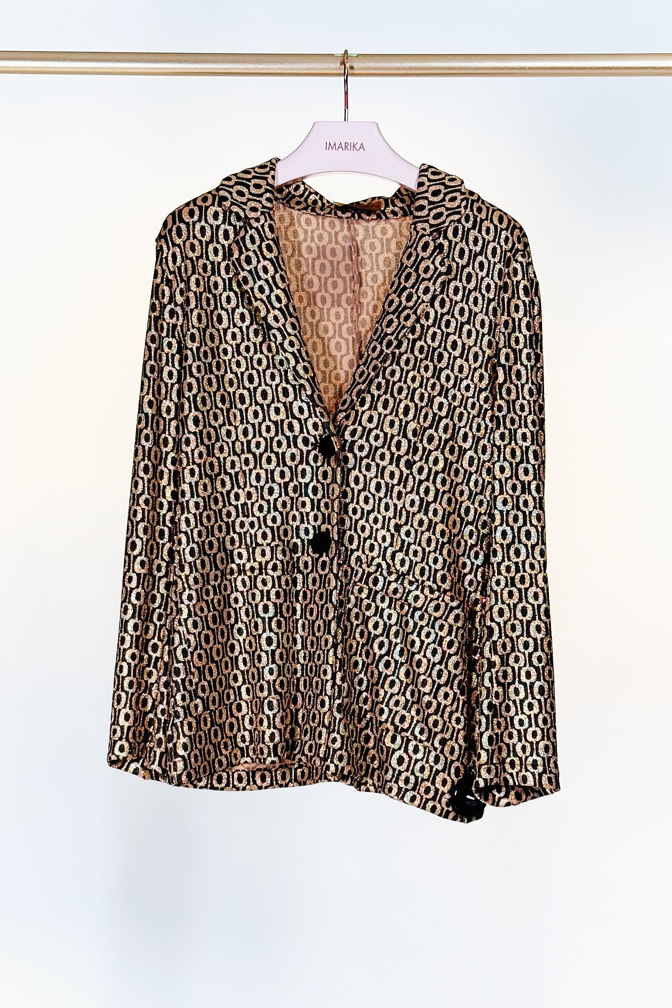 Giacca lurex DILEMA 347LUREX ORO MARRONE siyu