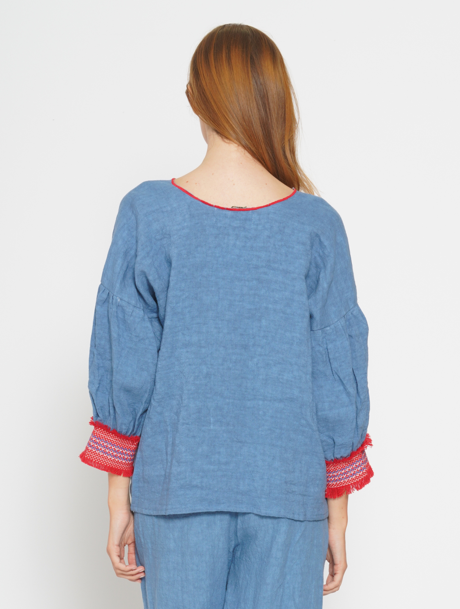 Blusa Tulum azzurro 