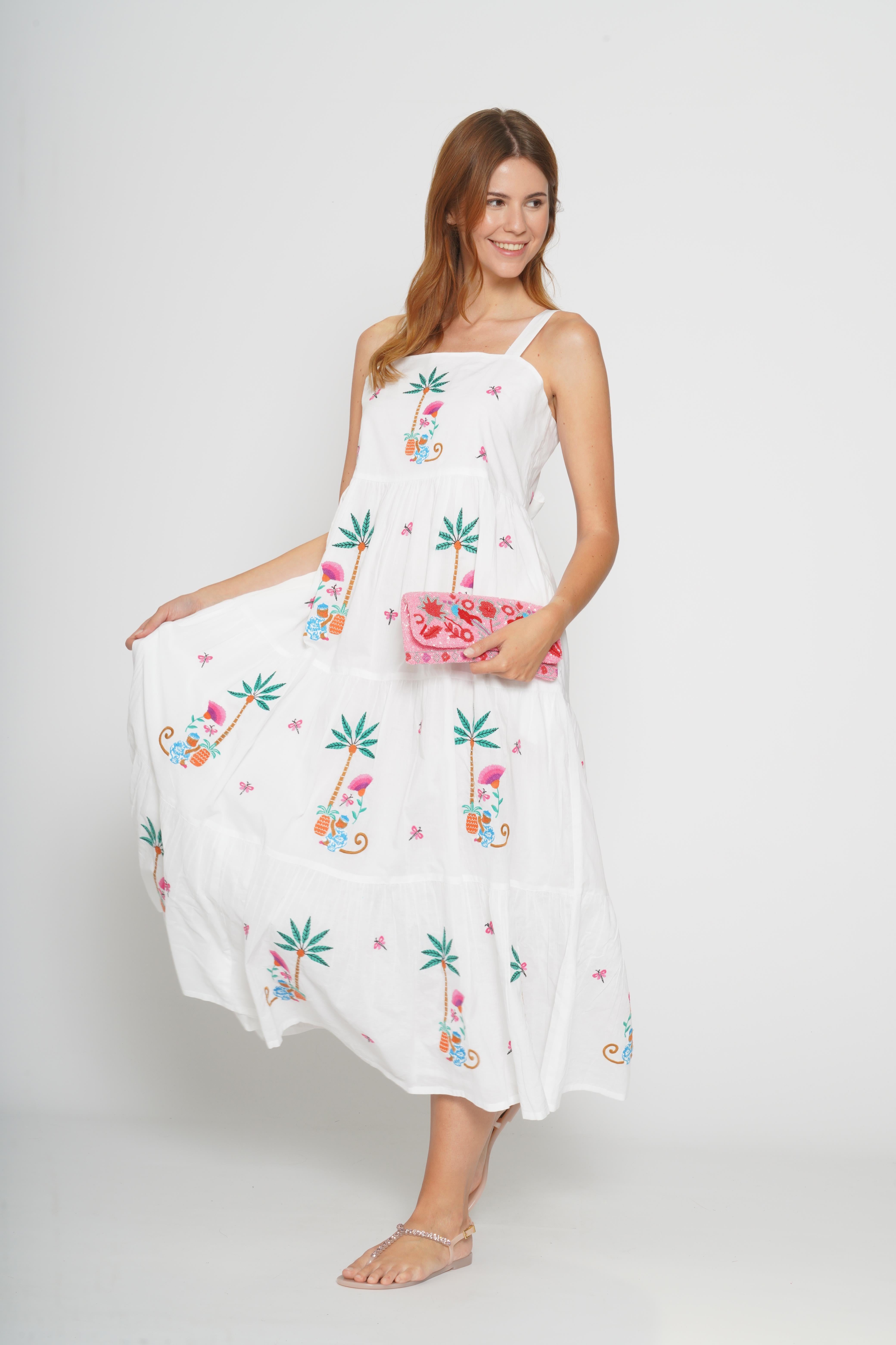 Abito Cornflower bianco 