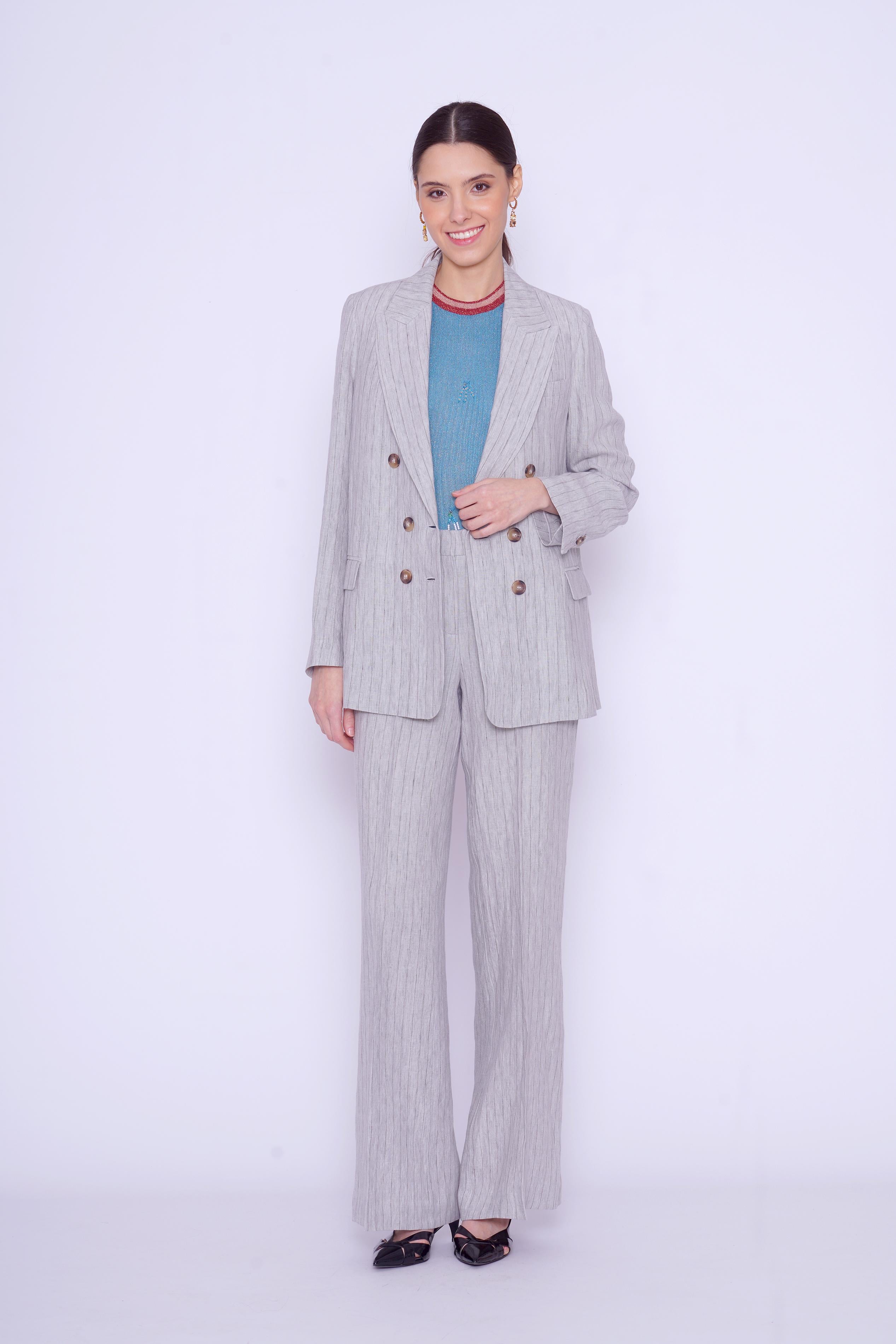 Blazer gessato 
