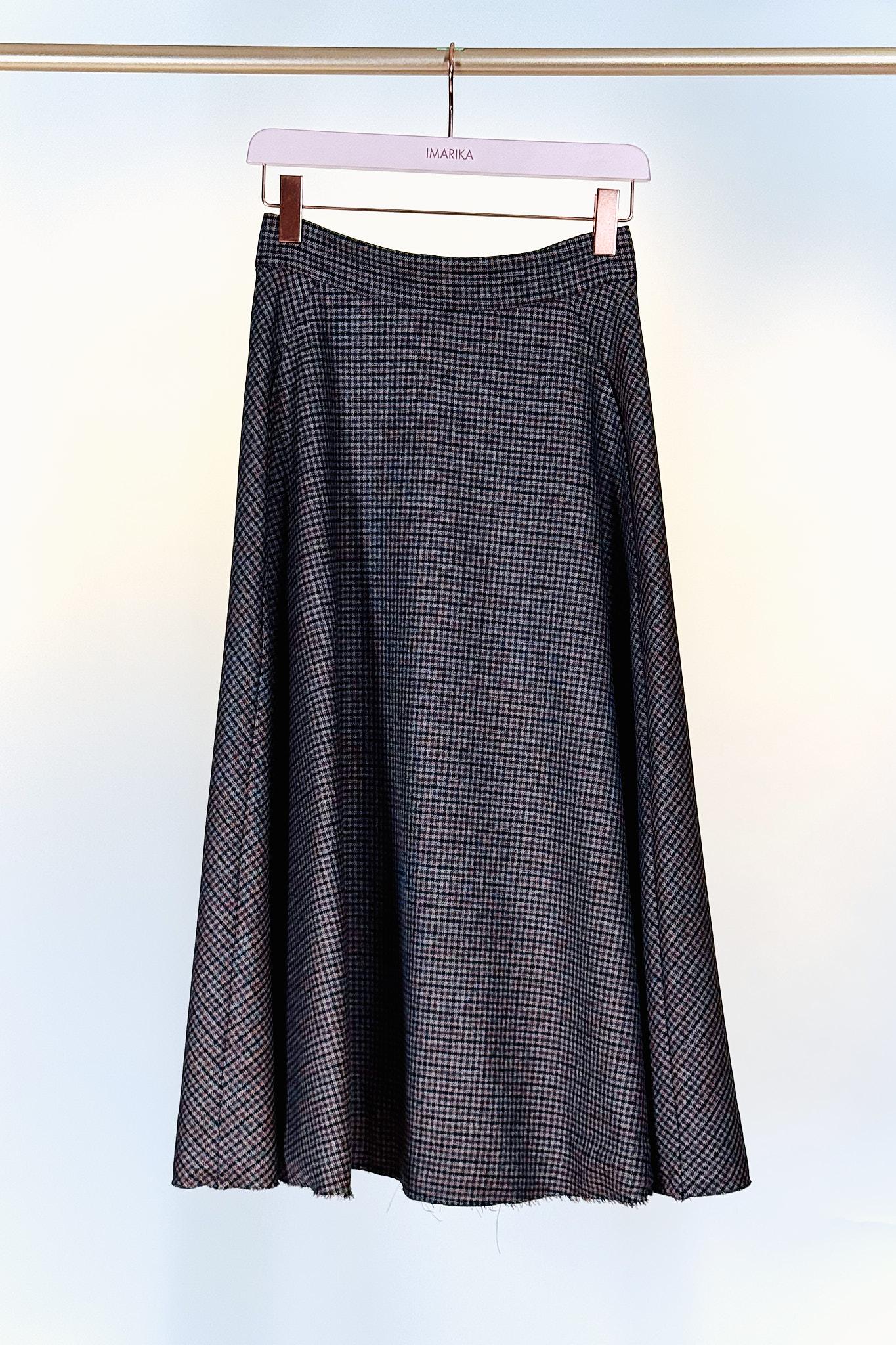 Gonna pied de poule KATEPIED DE POULE BEIGE NIne In The Morning