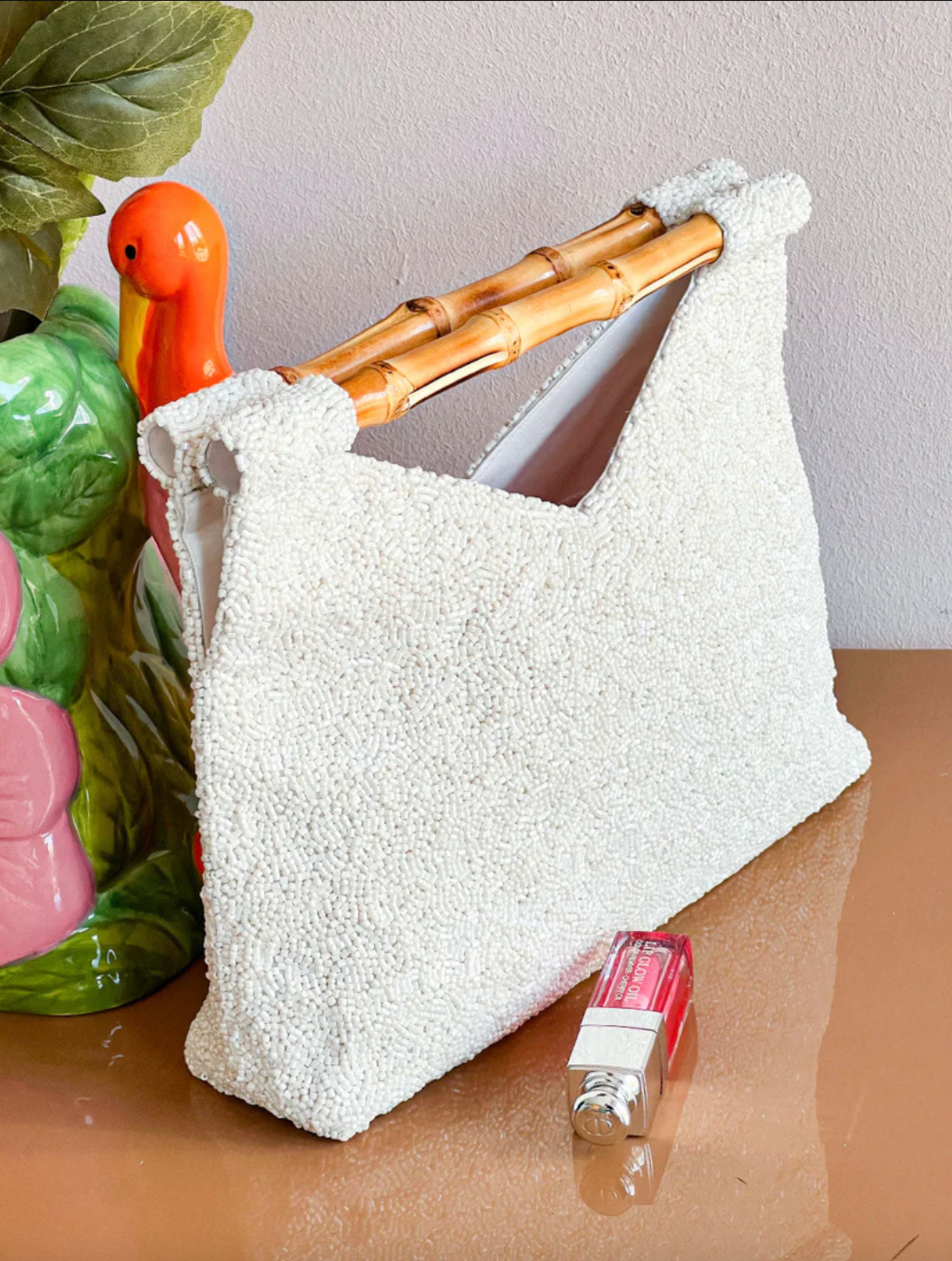 Borsa bamboo elefante verde 
