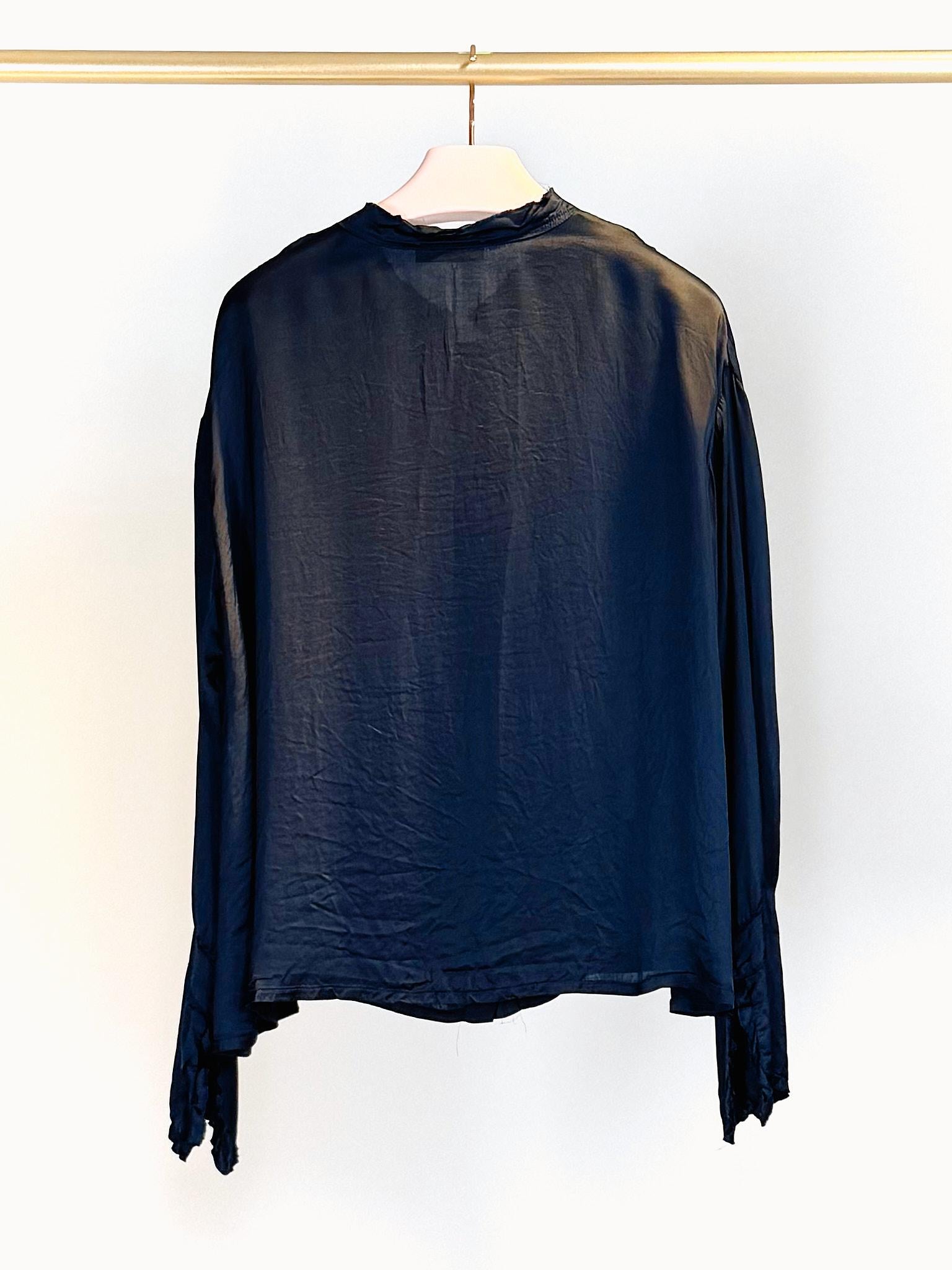 Camicia oversize SALLYSETA BLU MININA