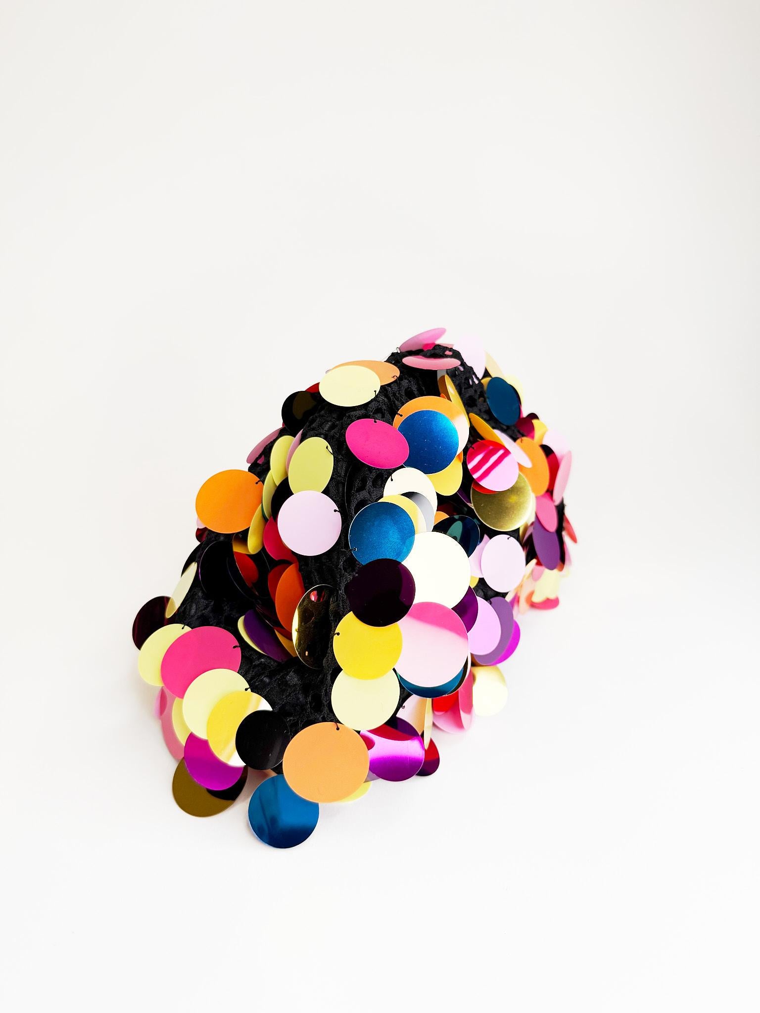 Clutch con paillettes CARNIVALPAILLETTES MULTI MARIA La rosa