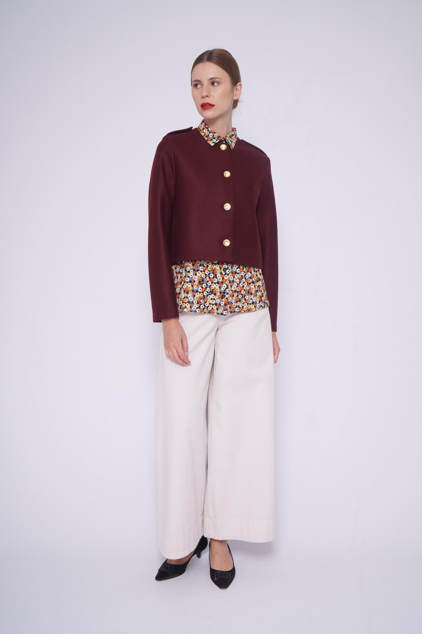 Giacca corta AH3355VERDE Harris Wharf London