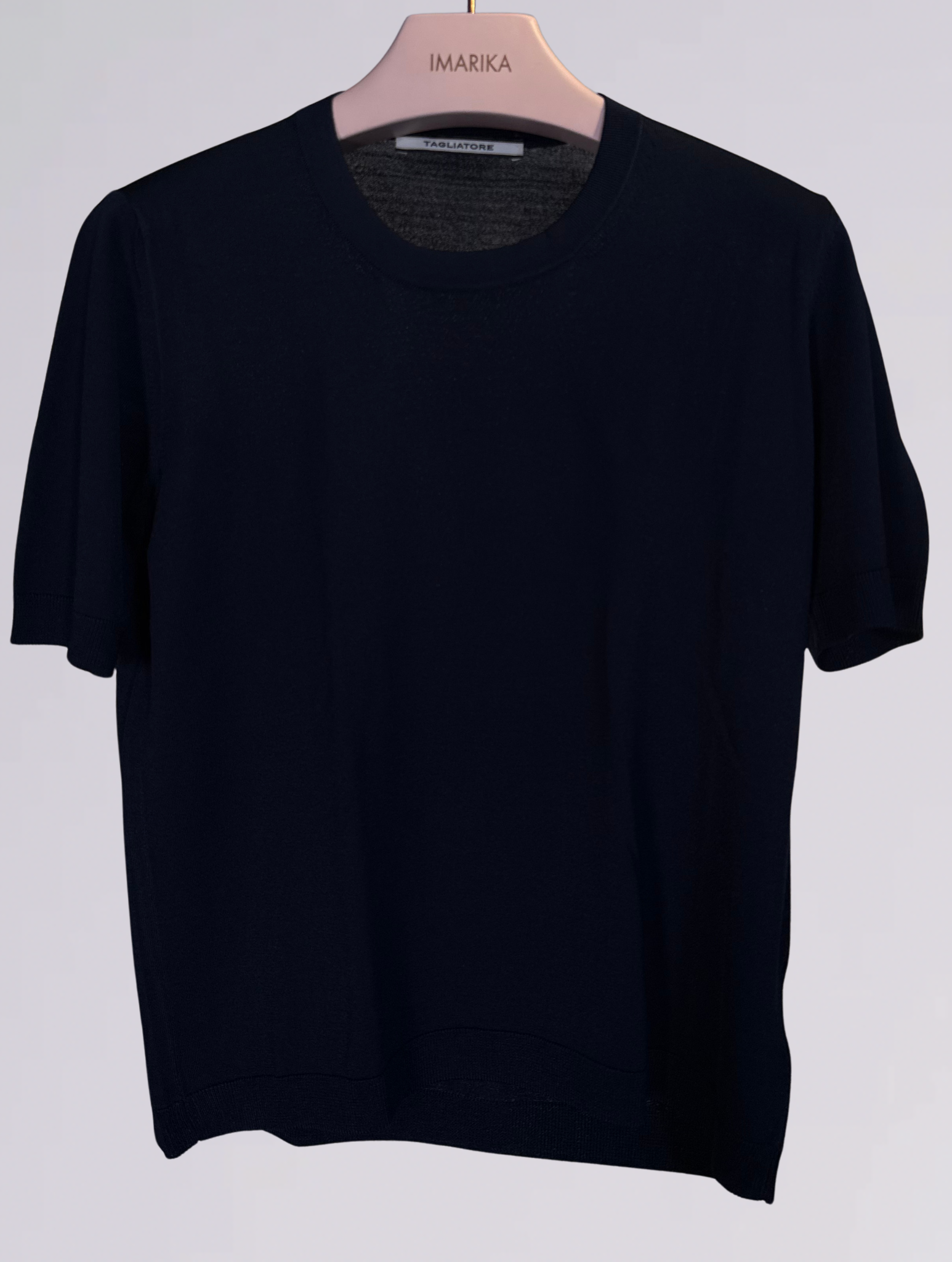 T-shirt in maglina blu 