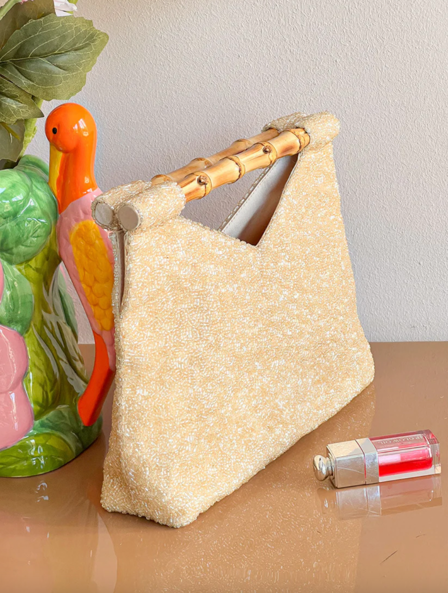 Borsa bamboo elefante rosso 