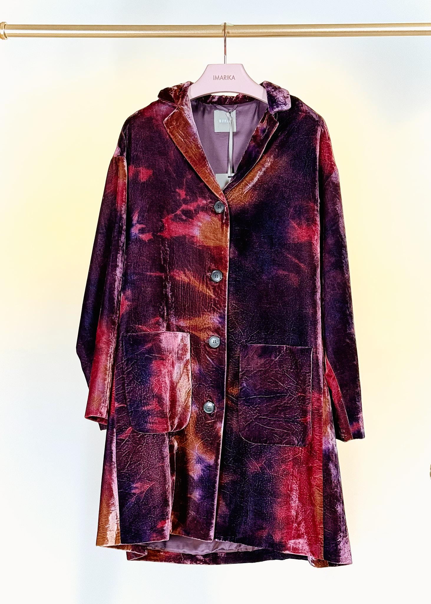 Spolverino velluto PAULVELLUTO VIOLA KILTIE