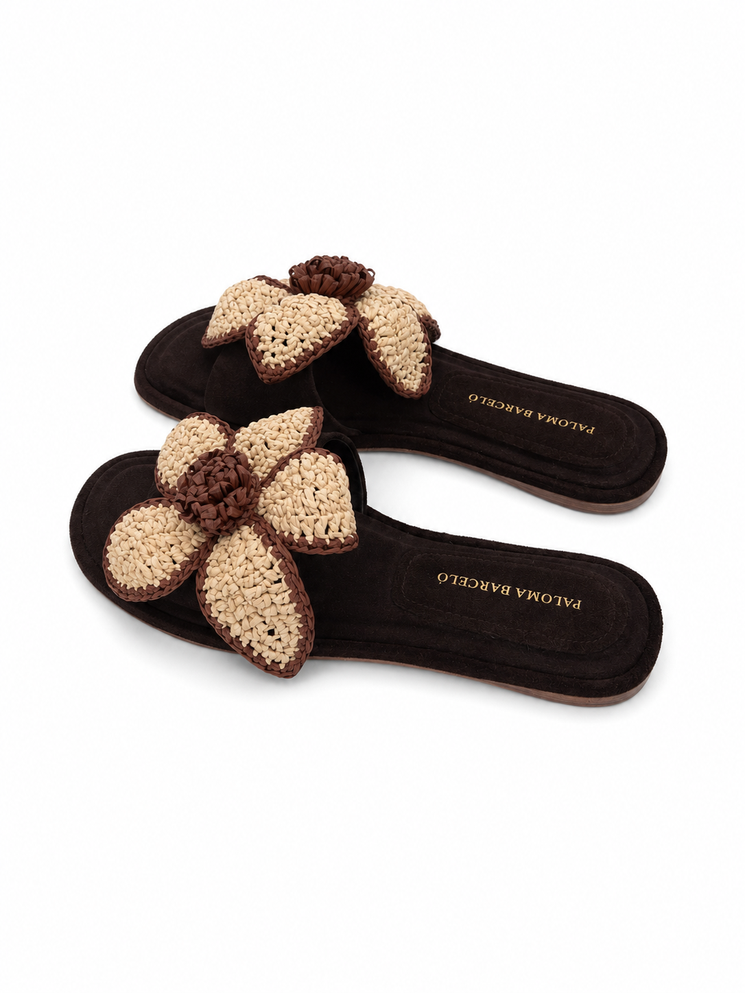 Sandalo slip-on Ava marrone 