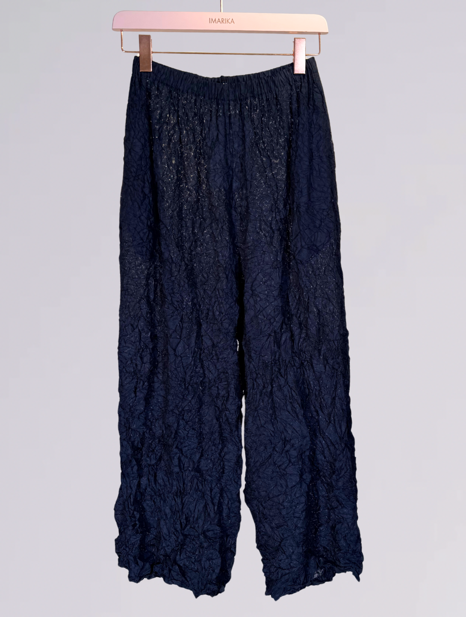PANTALONI EFFETTO STROPICCIATO 