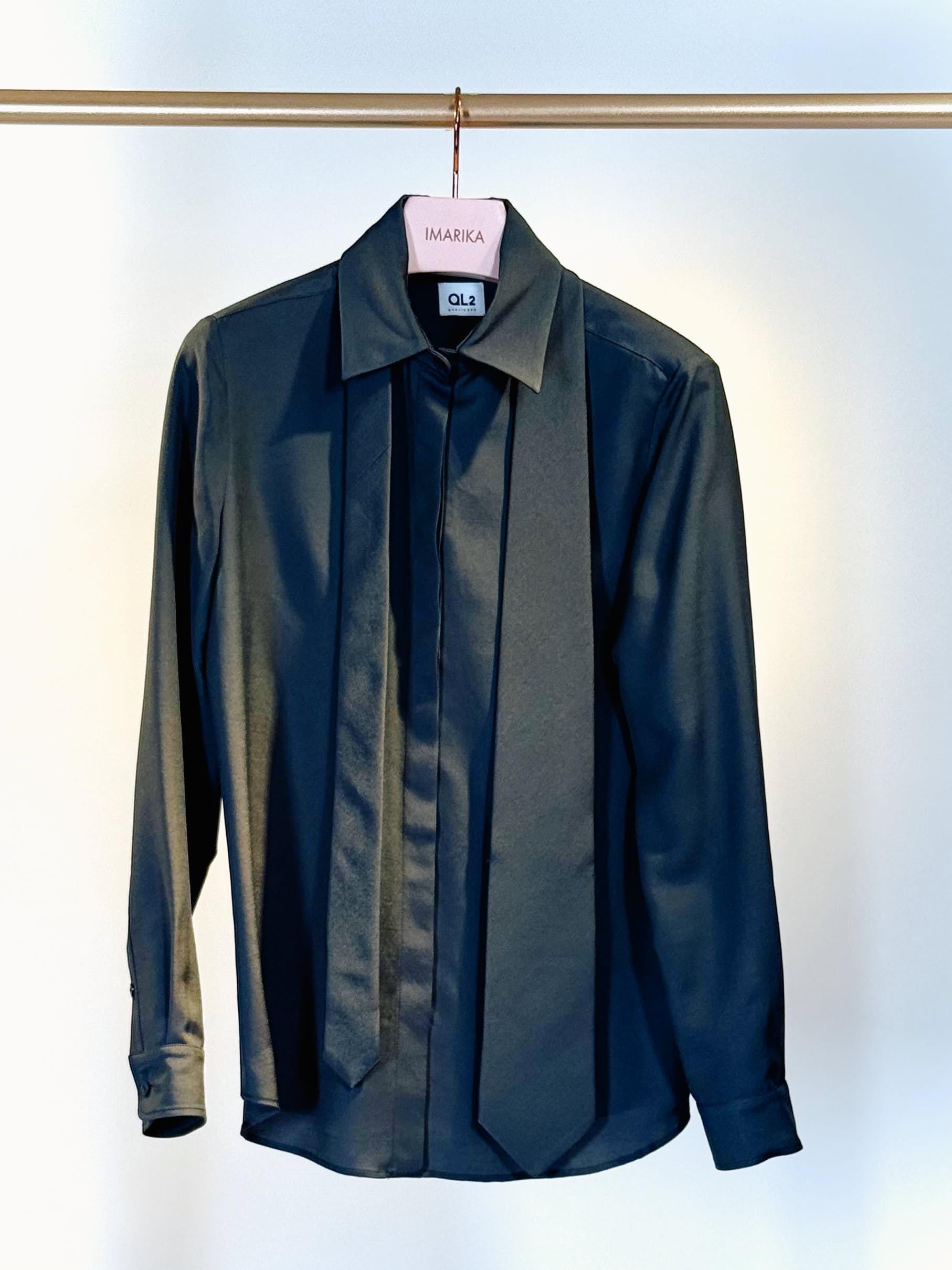 Camicia cravatta GIULIETTAGRIGIO QUELLEDUE