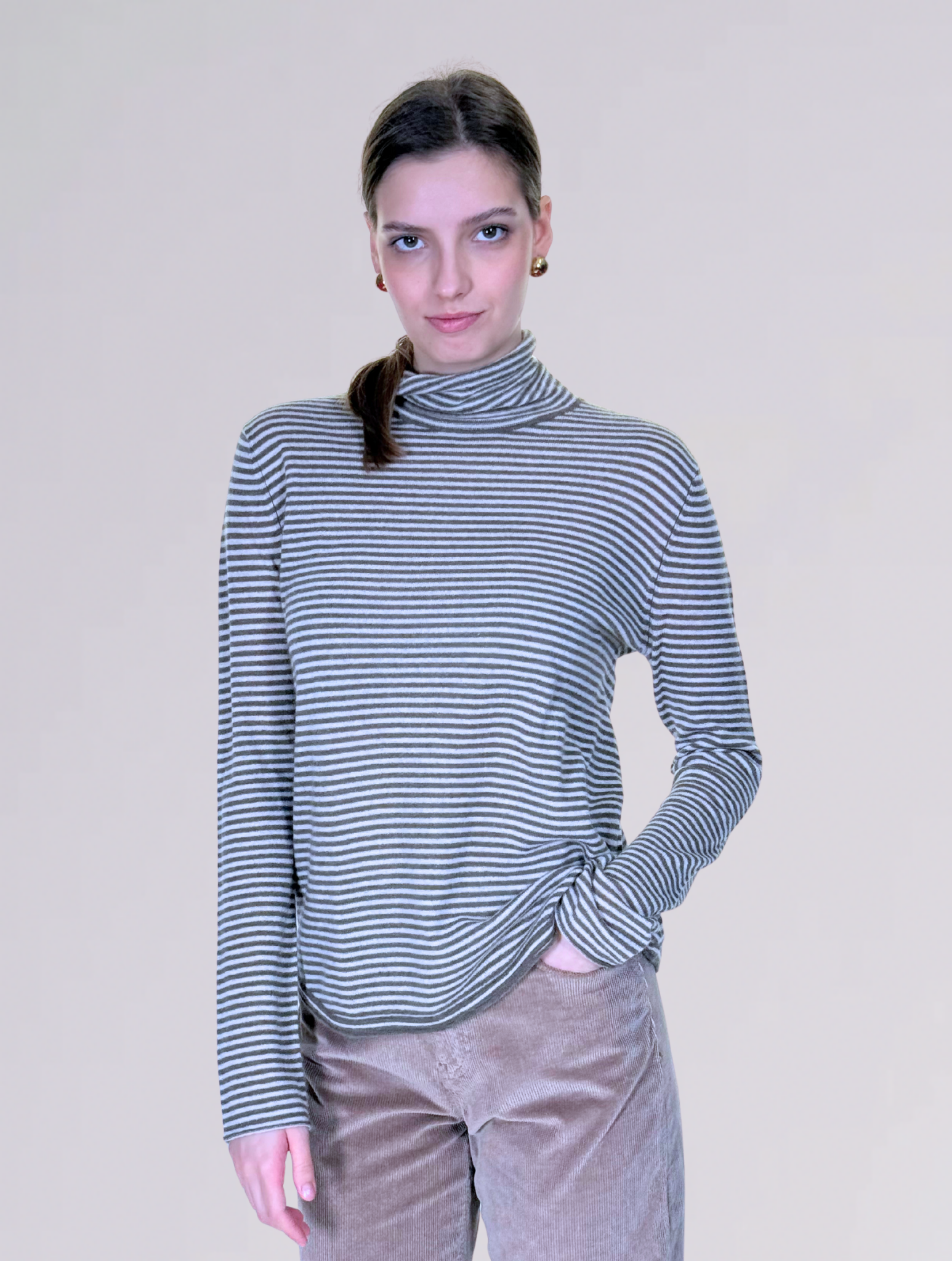 Dolcevita cashmere 64K06DOLCEVITA BEIGEMARRON UNIVERSEL