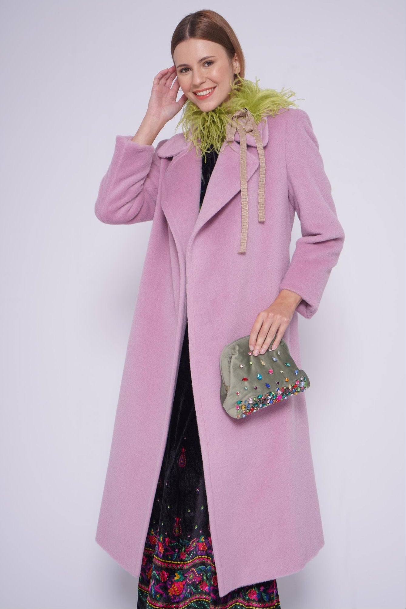 Cappotto vestaglia MOLLYALPACA LILLA Tagliatore