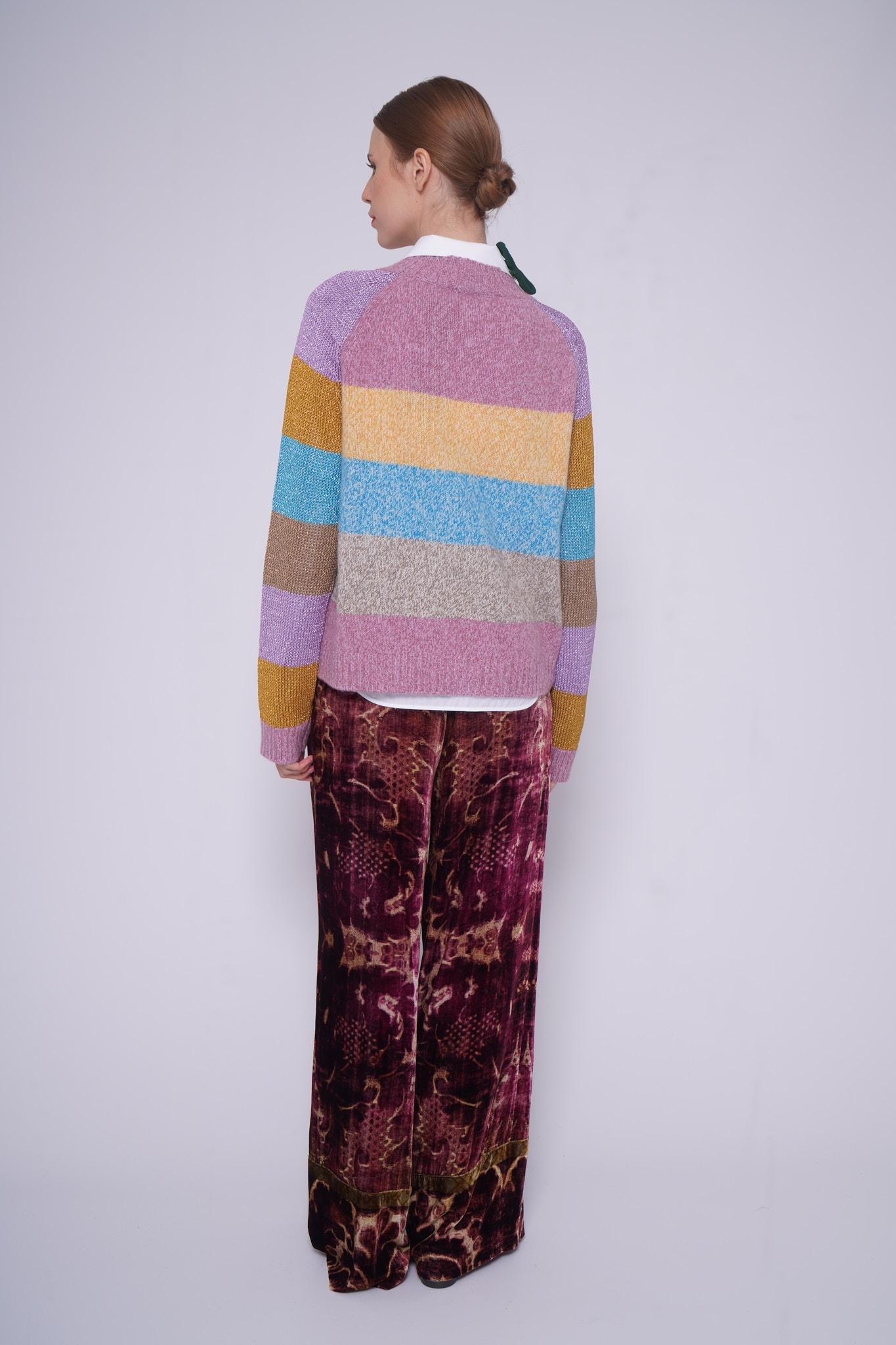 Pantalone velluto 516594VELLUTO BURGUNDY Pierre-Louis Mascia