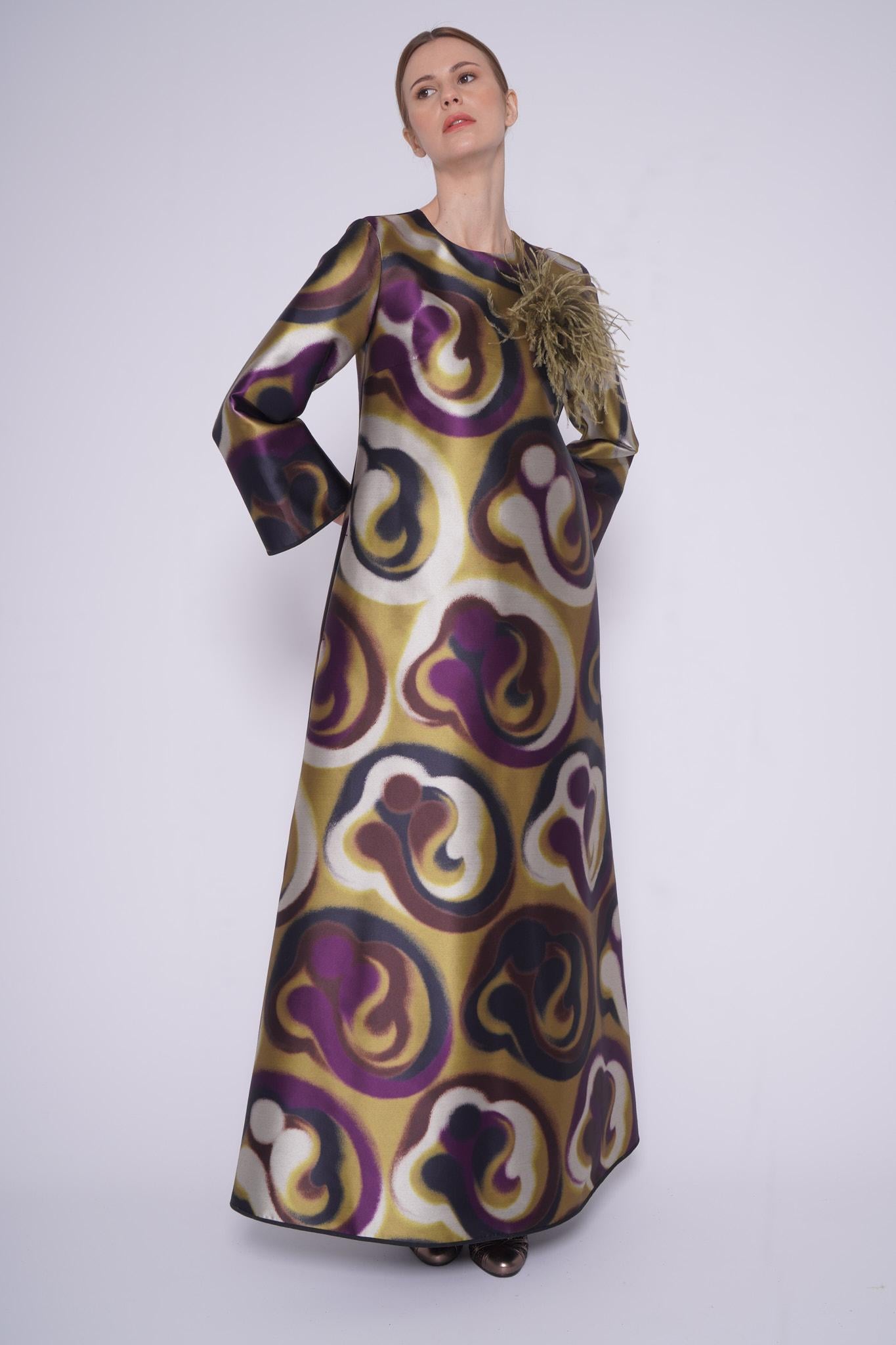 Abito elegante 32162LUNGO MULTI ODEEH