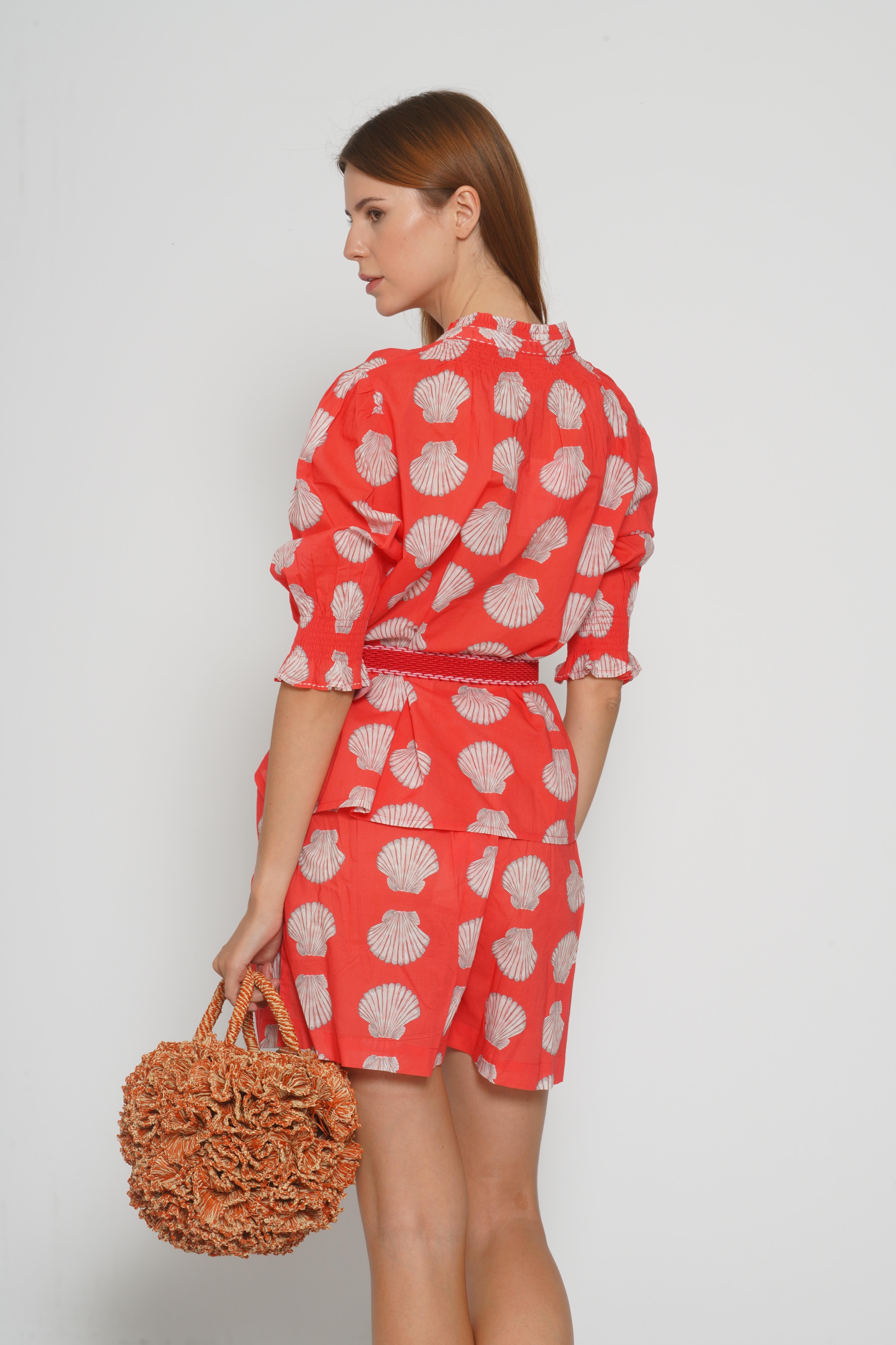 Camicia con conchiglie 