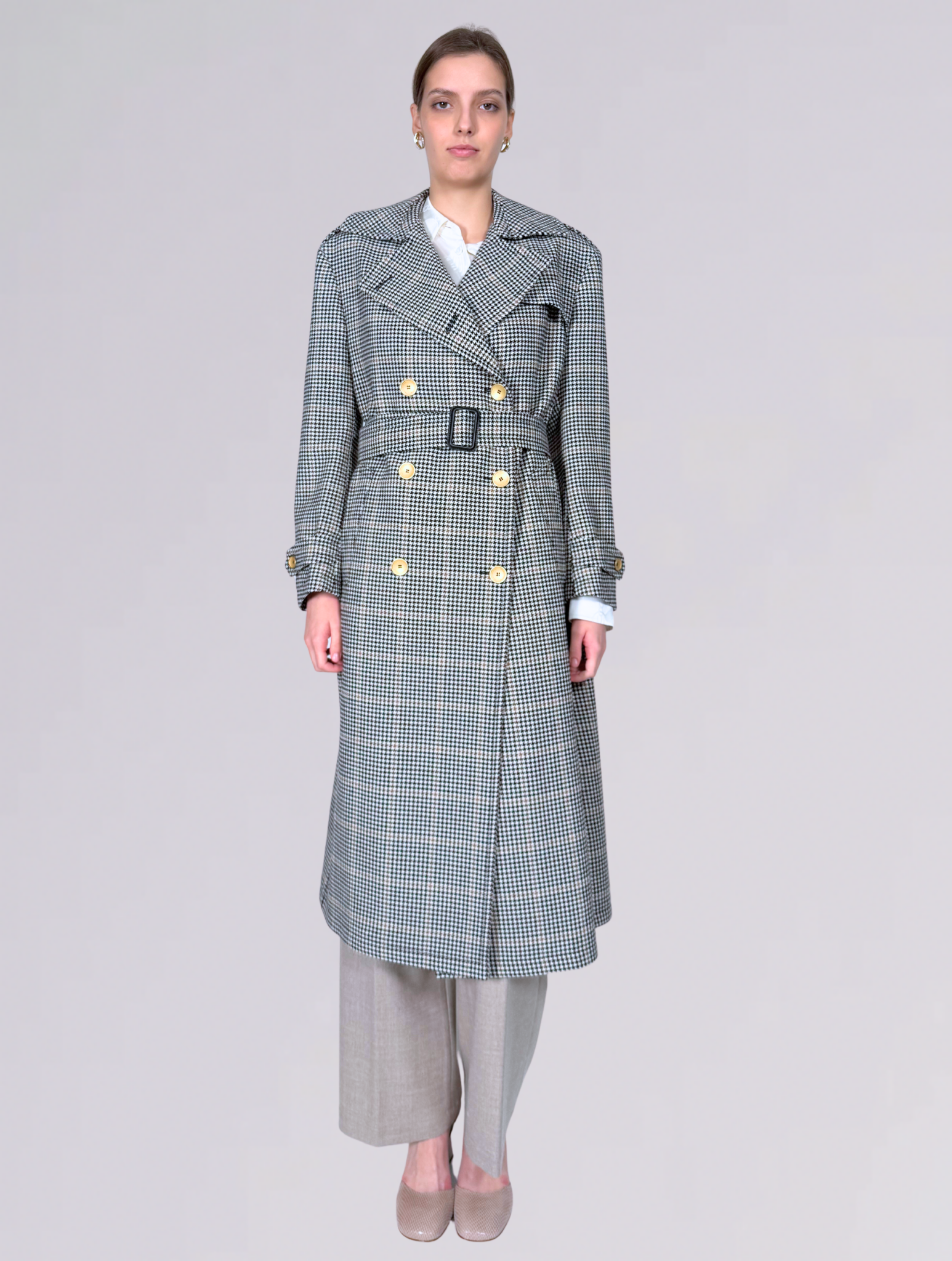 Trench BONNY/SPIED DE POULE MULTI Tagliatore