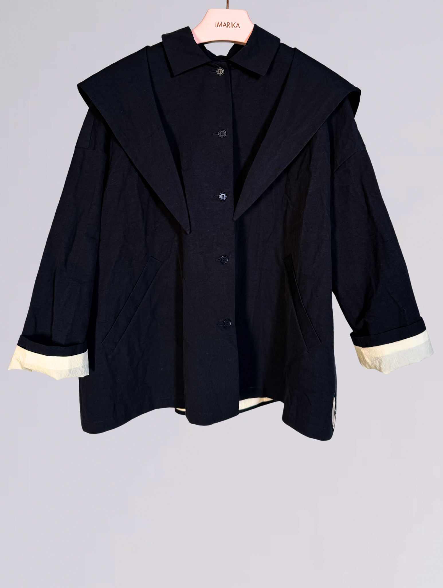 GIACCA CON CAPPUCCIO REMOVIBILE 