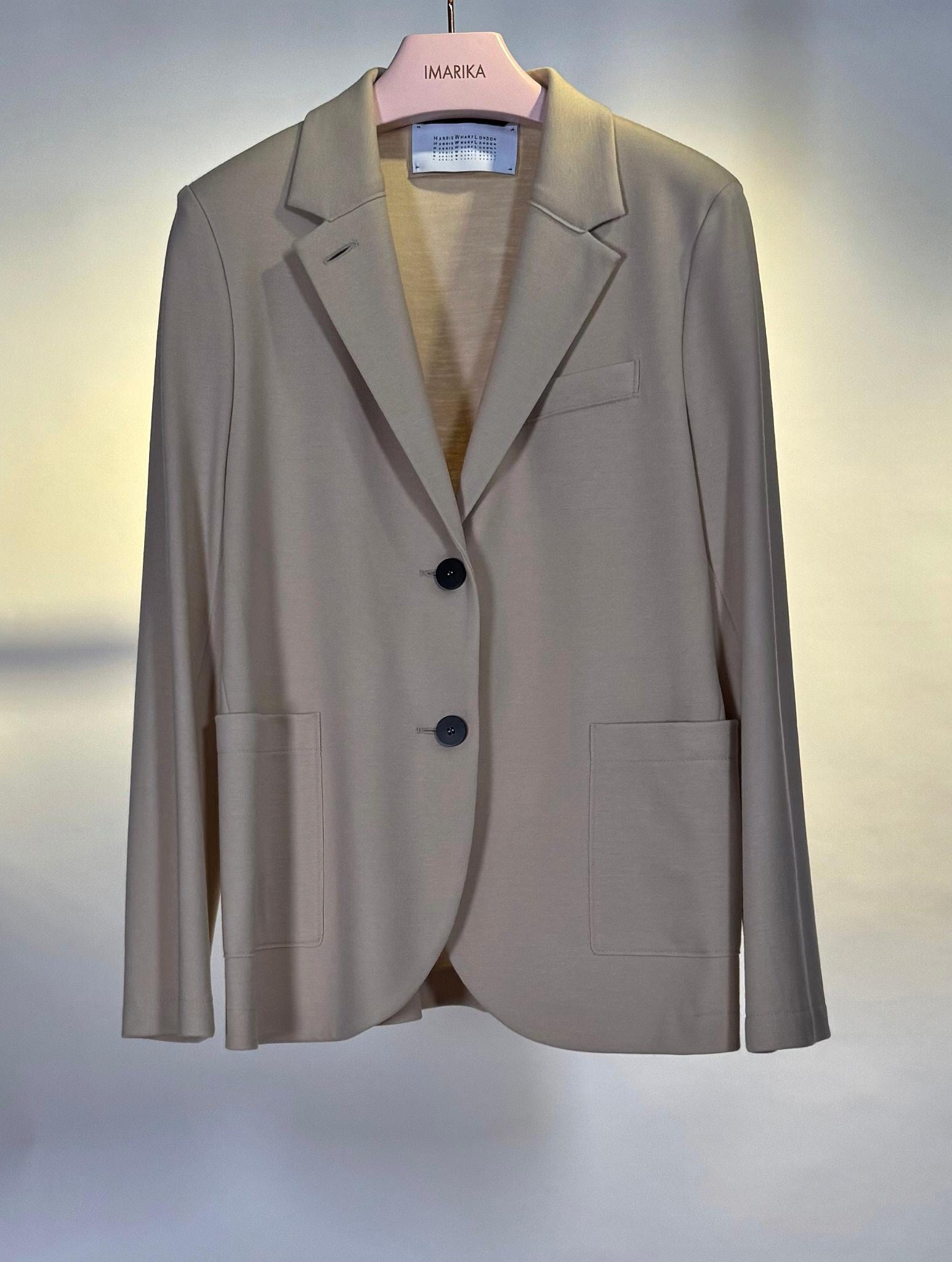 Blazer monopetto AL2220BEIGE Harris Wharf London