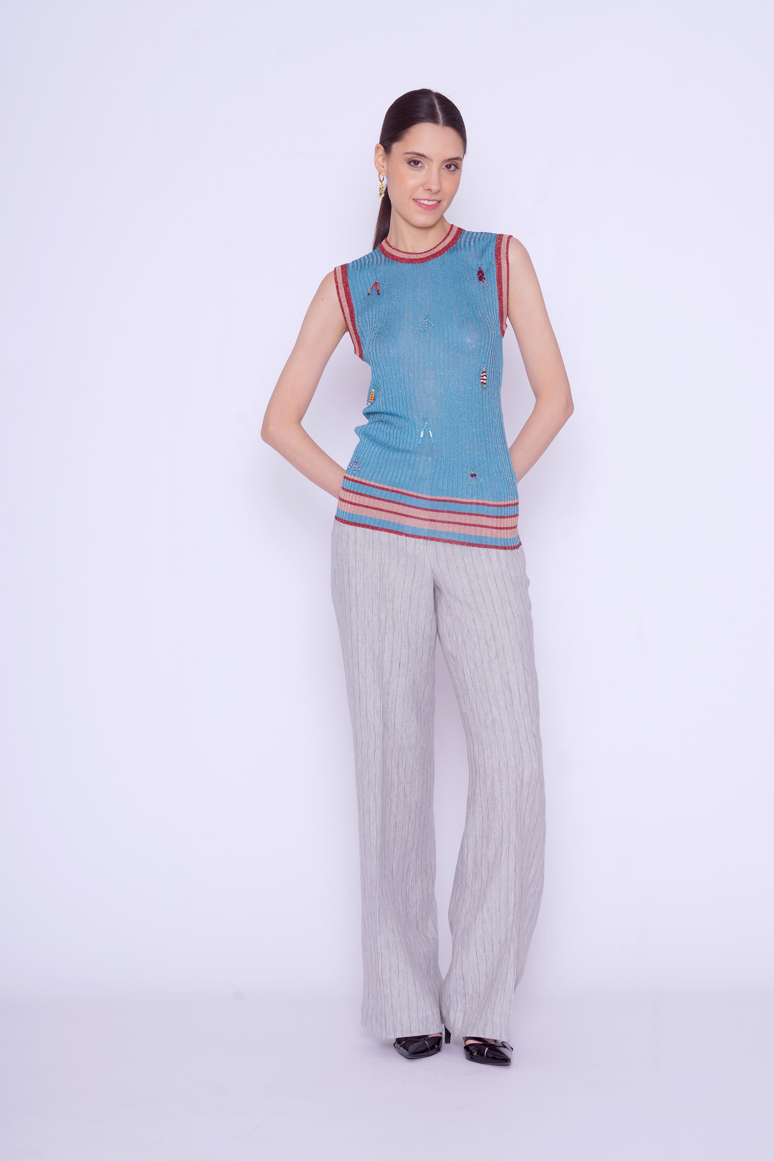 Gilet in Lurex 