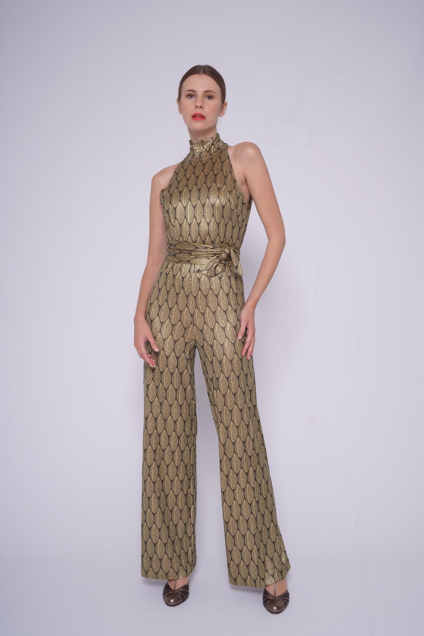 Tuta oro POE LUREX 1094FOGLIE ORO siyu