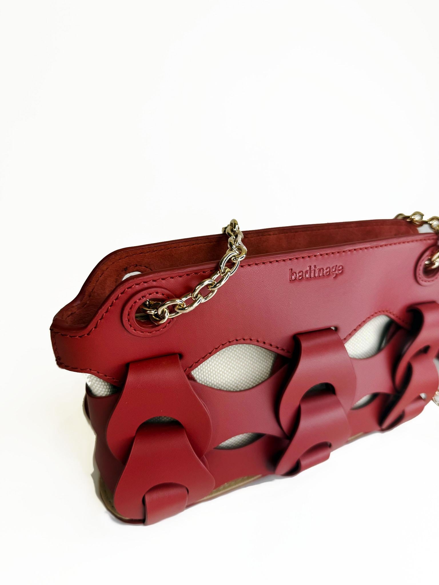 Tracolla in pelle FLORIA MINIROSSO BADINAGE