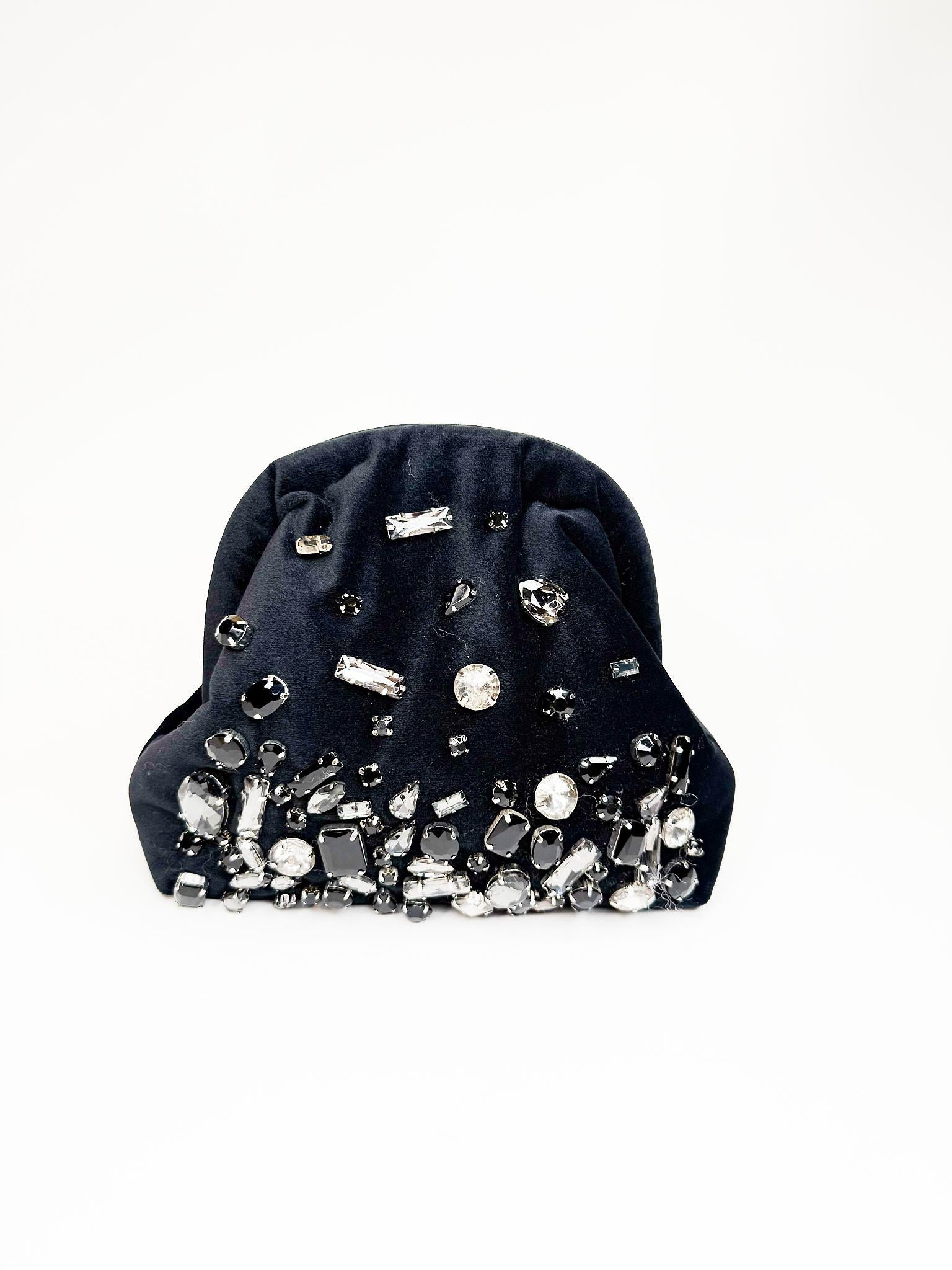 Clutch pepita PEPITASTRASS NERO MARIA La rosa