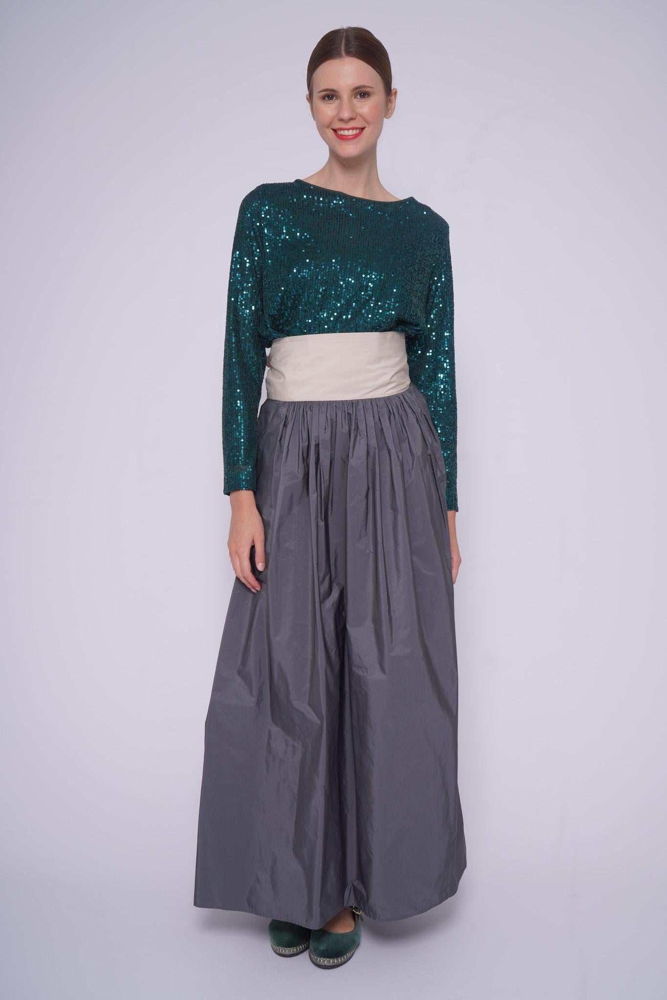 Top paillettes BARCA SVASATAVERDE shirt c-zero