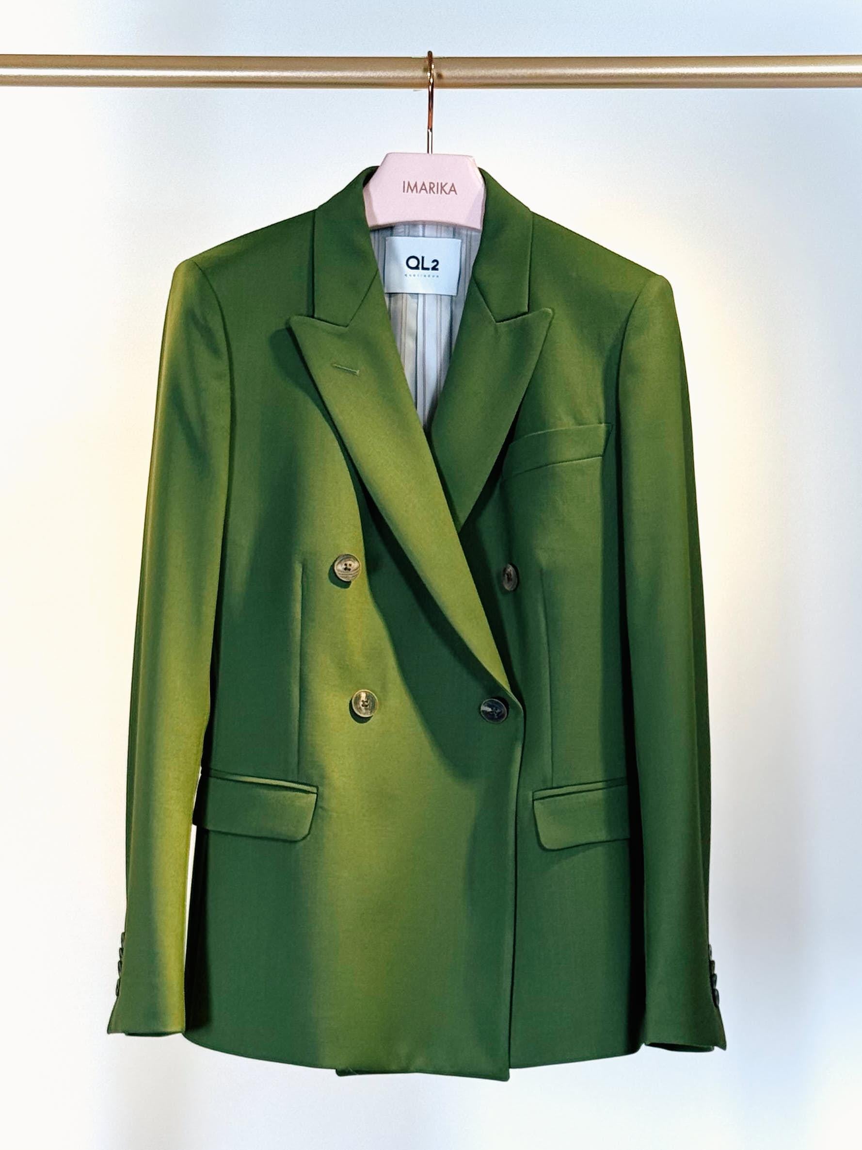 Blazer doppiopetto verde BICEVERDE QUELLEDUE