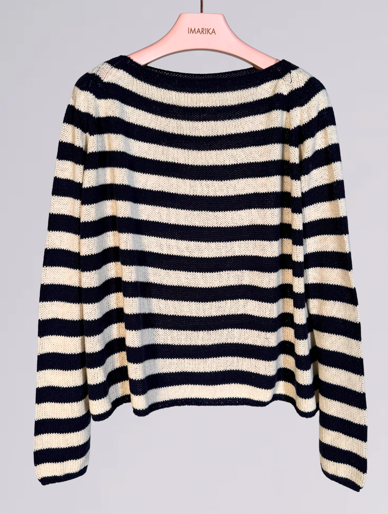 MAGLIA A RIGHE BLU 