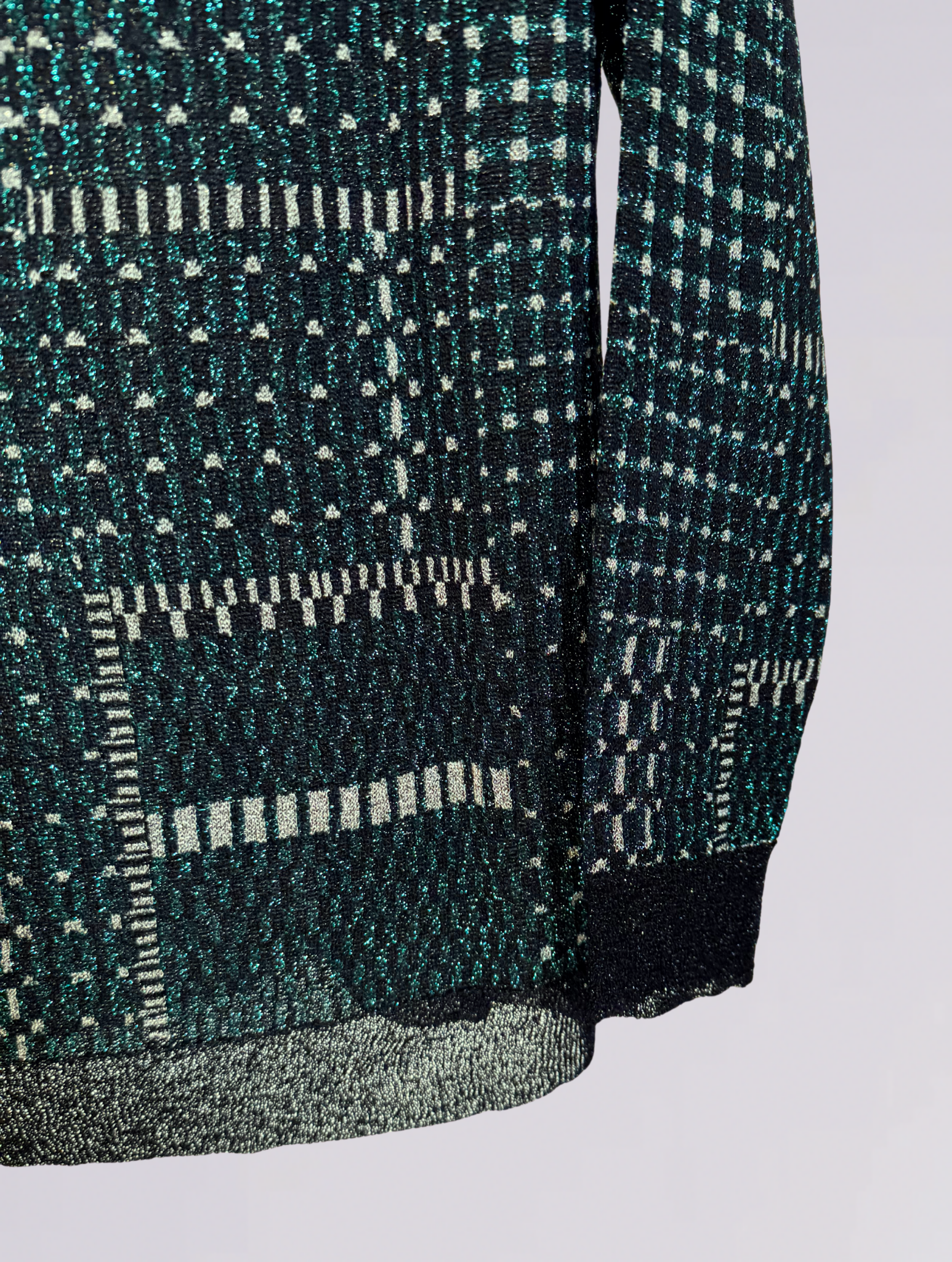 Maglia lurex K LUJO PATCHWORKMULTI AZZURRO siyu