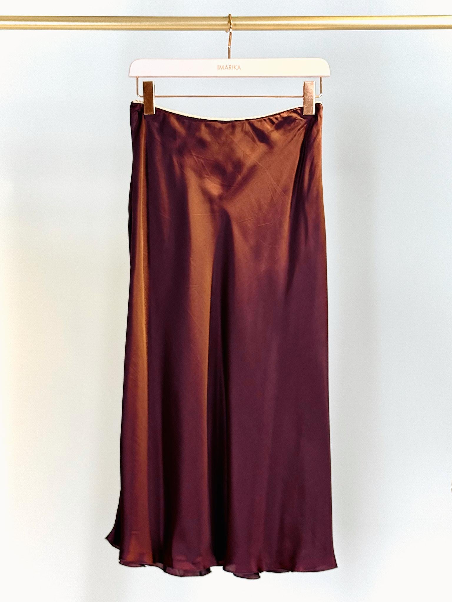 Gonna longuette ANNIESETA VIOLA MININA