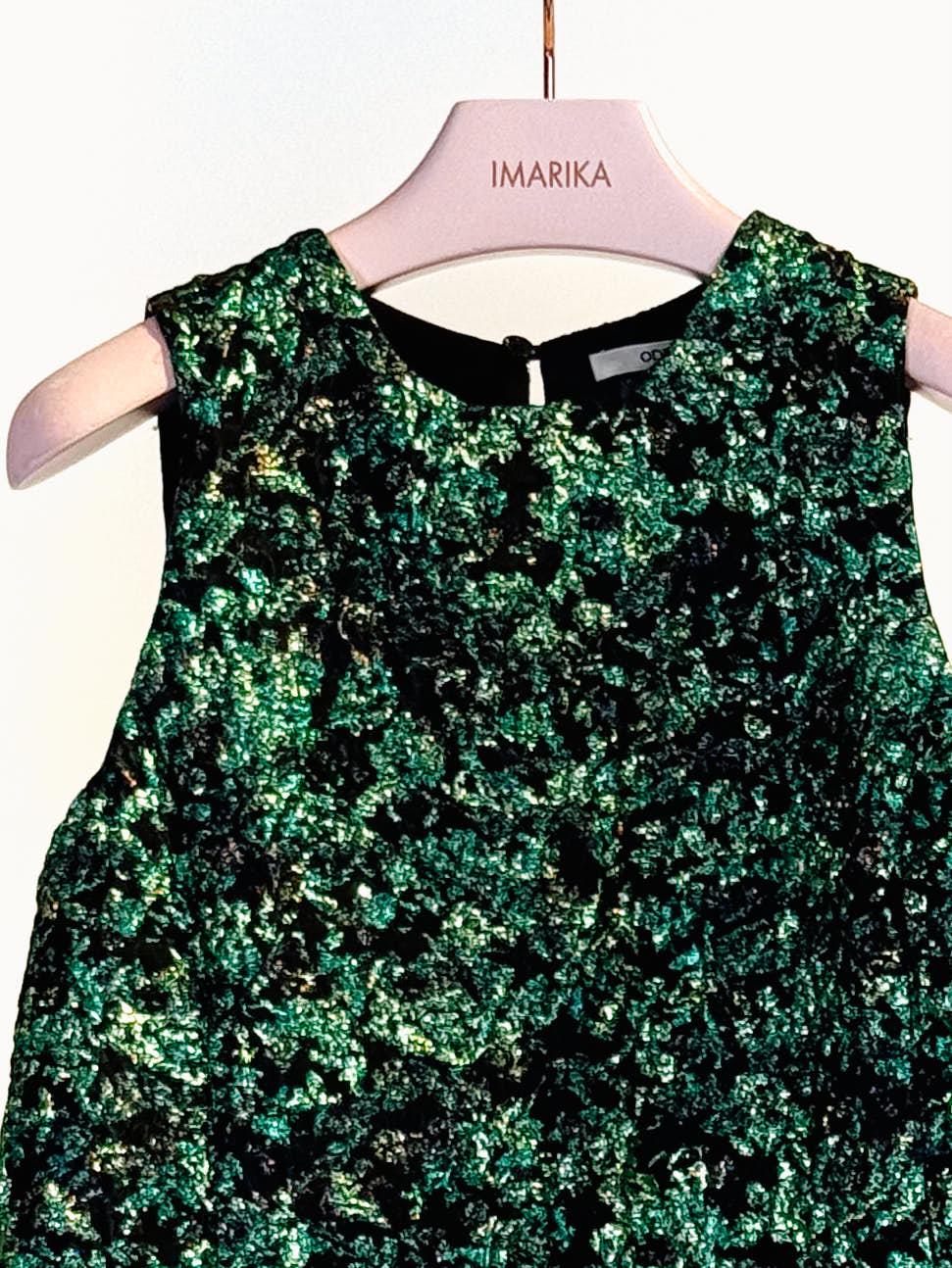 Top lurex 22352PEACOCK VERDE ODEEH