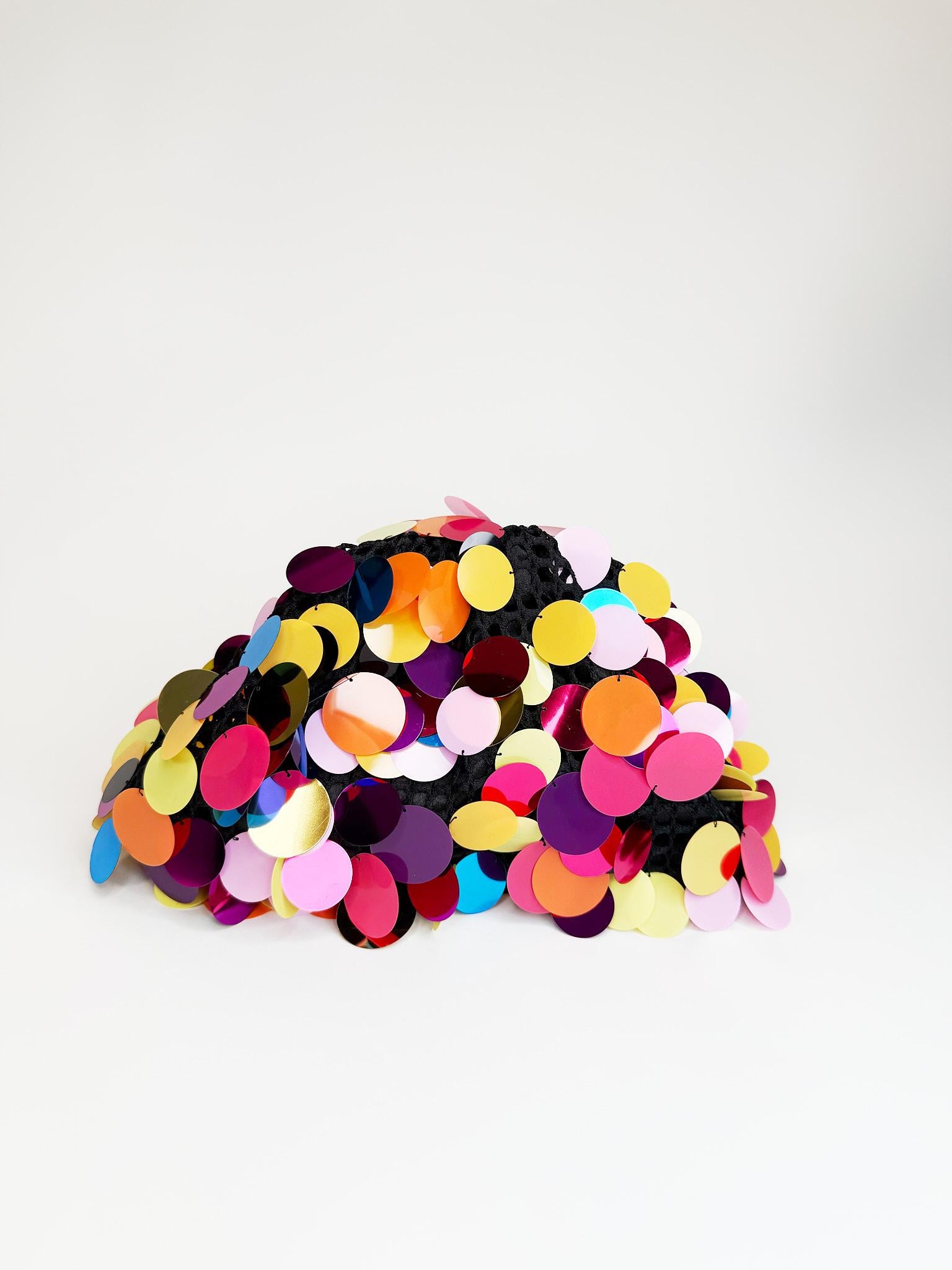 Clutch con paillettes CARNIVALPAILLETTES MULTI MARIA La rosa