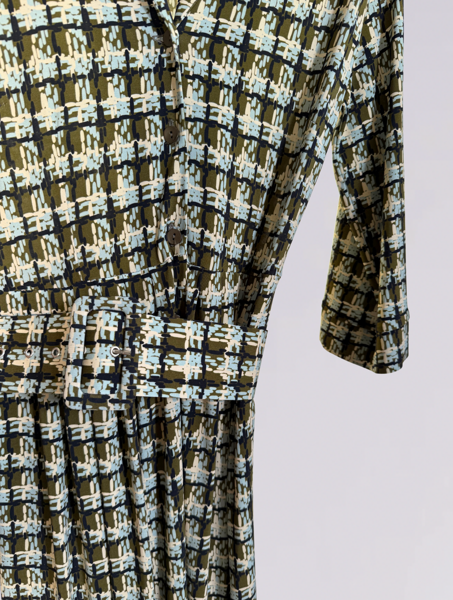 Abito chemisier ETAN 1188VERDE AZZURRO siyu