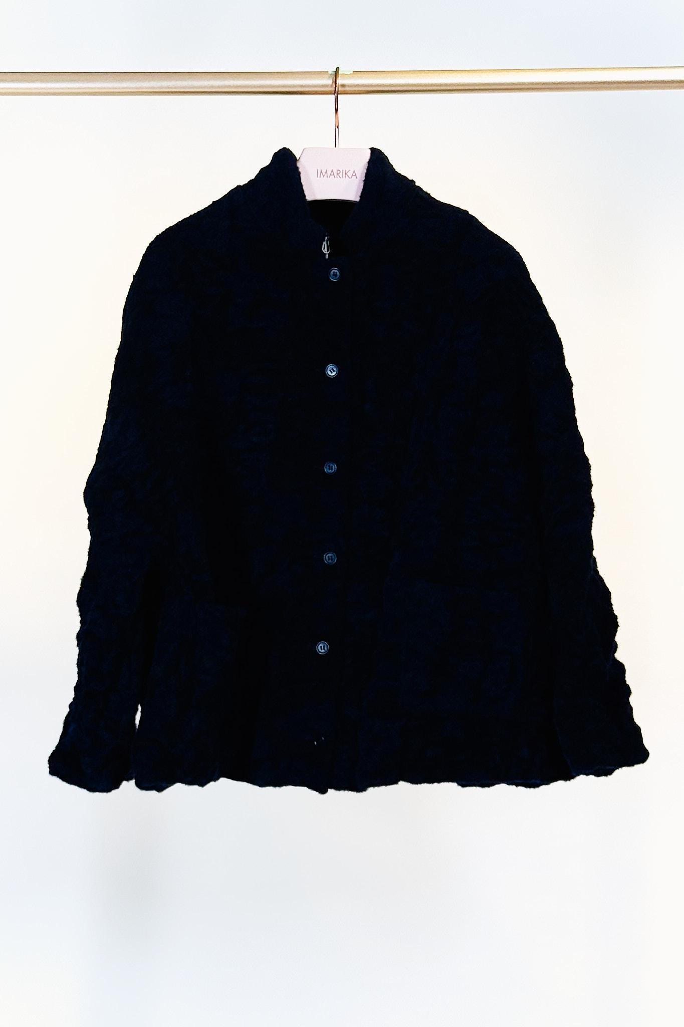 Giacca oversize P1800BLU Apuntob