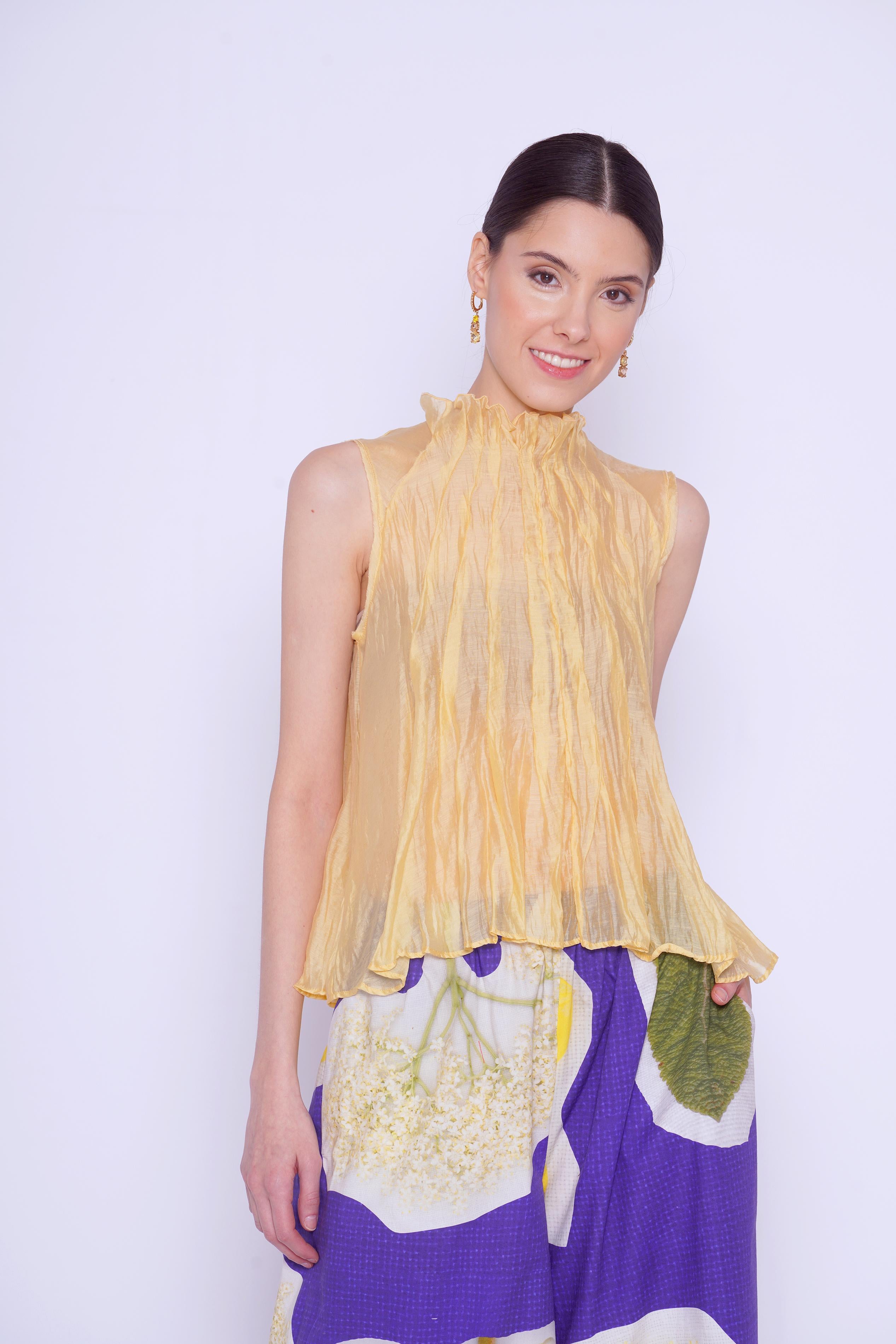 Top in organza 