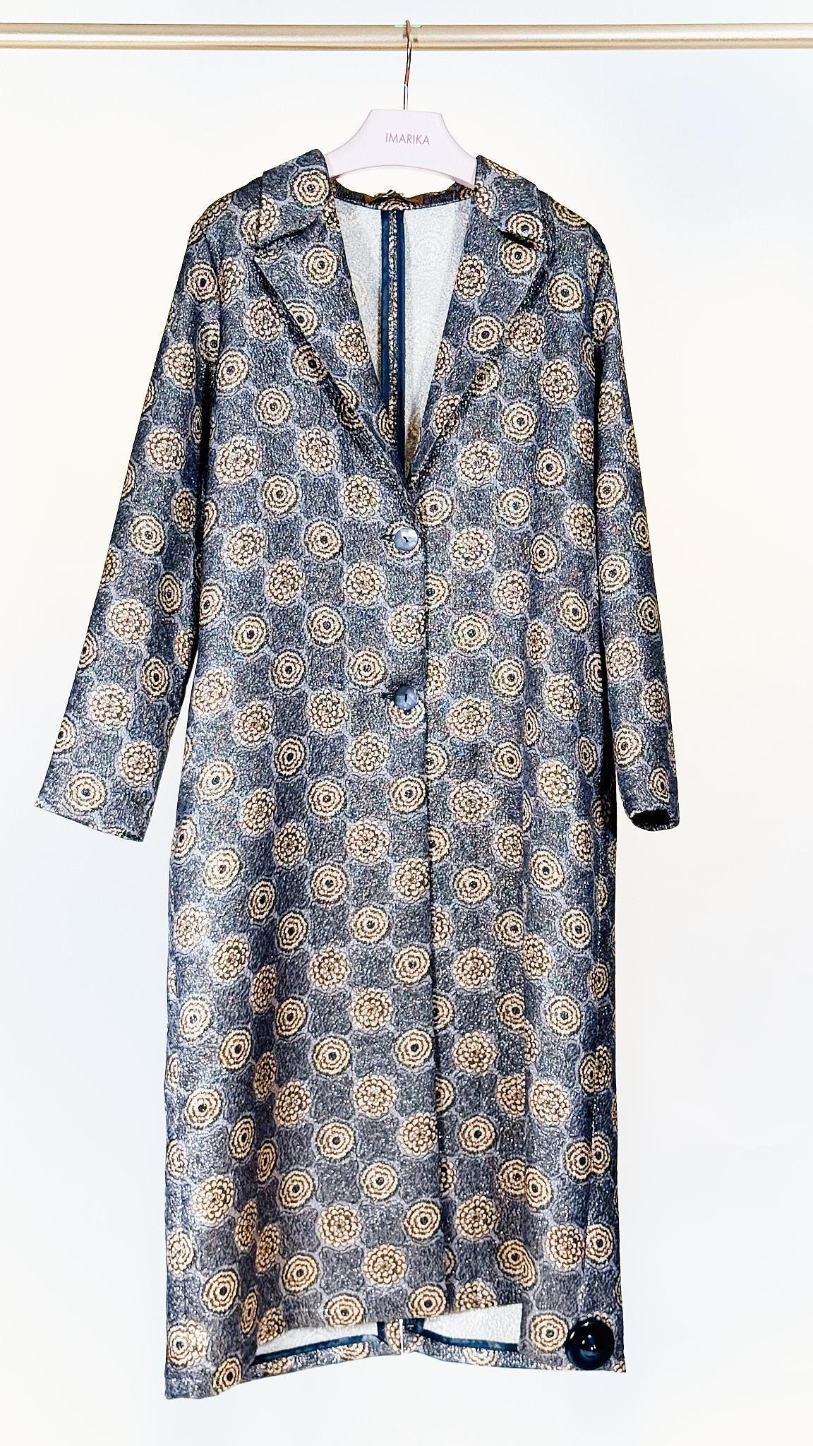 Spolverino lungo CIRCE 298GRIGIO ORO 01 siyu