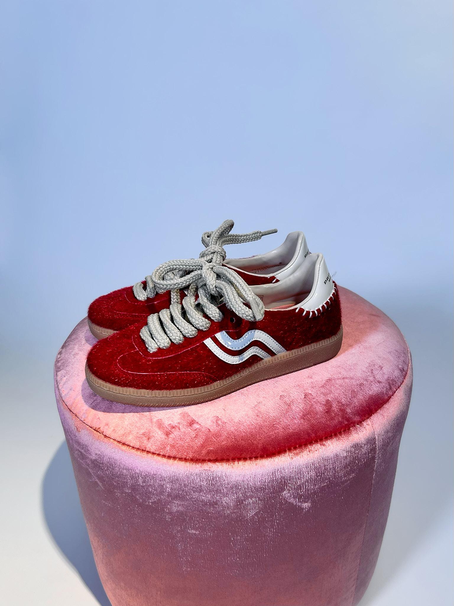 Sneaker rosse in cavallino 50563ROSSO PRIMABASE