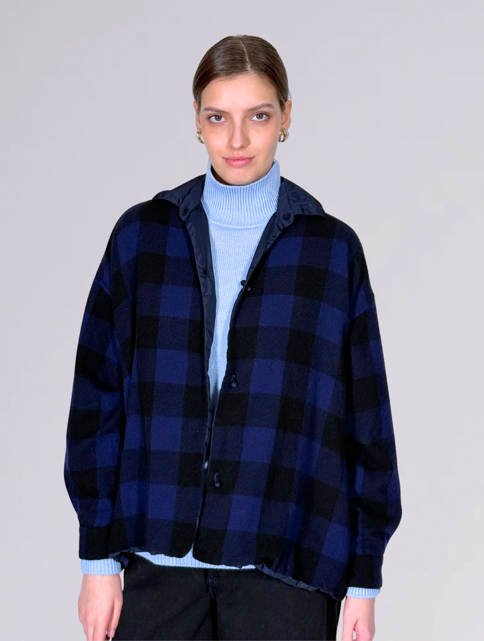 Giacca camicia CA1OGS WPA27.8 BLU Daniela gregis