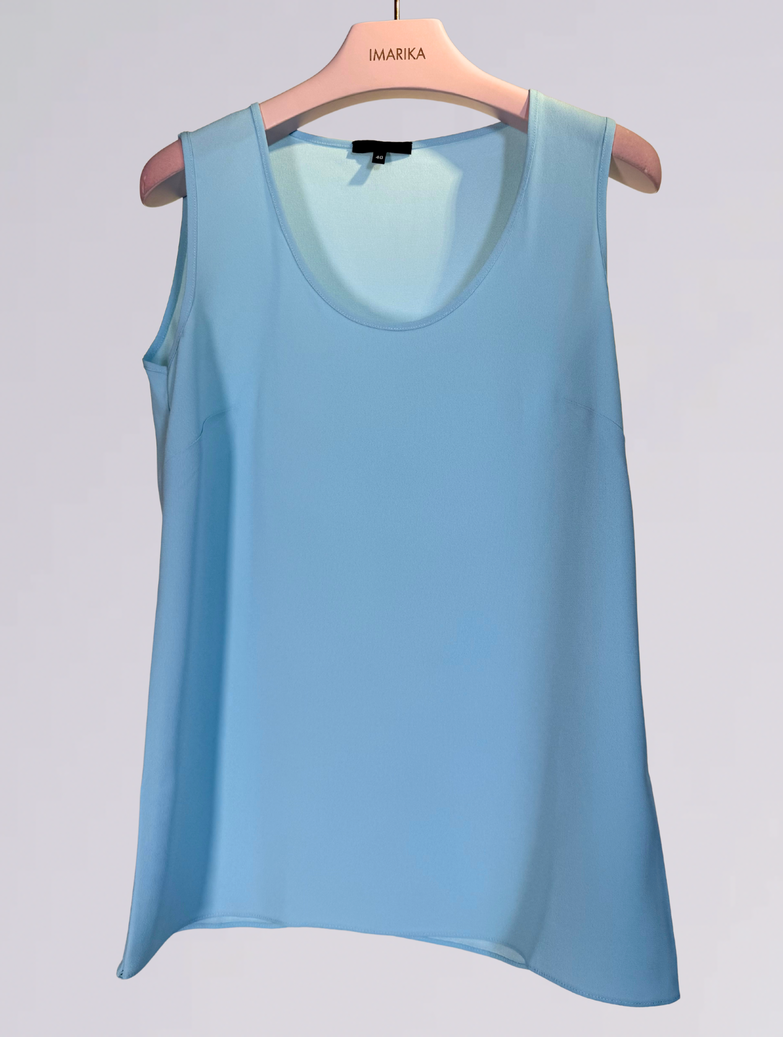 Top azzurro 