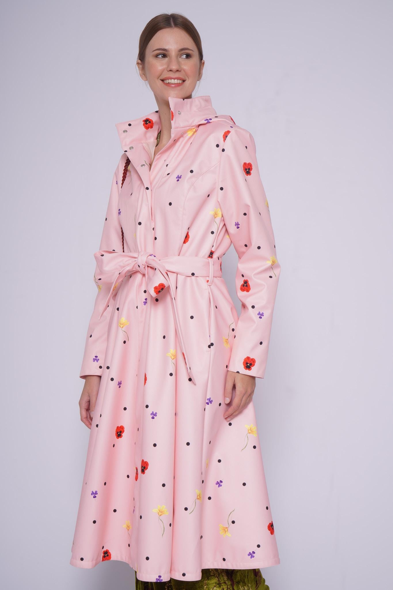 Impermeabile con cappuccio COTTON CANDYROSA RAINSISTERS