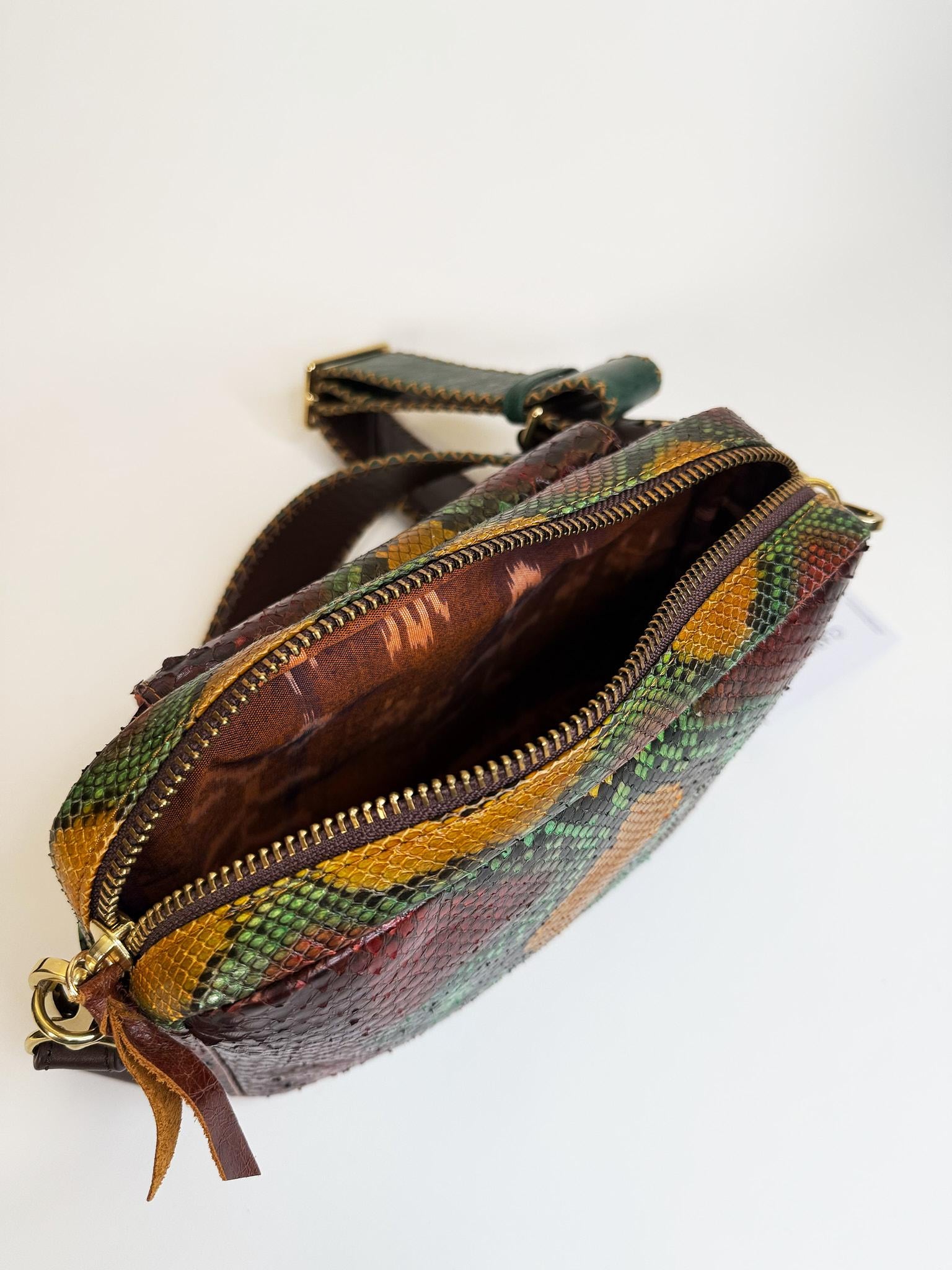 Borsa in pitone BIG CHARLYOASIS MULTI CLARIS VIROT