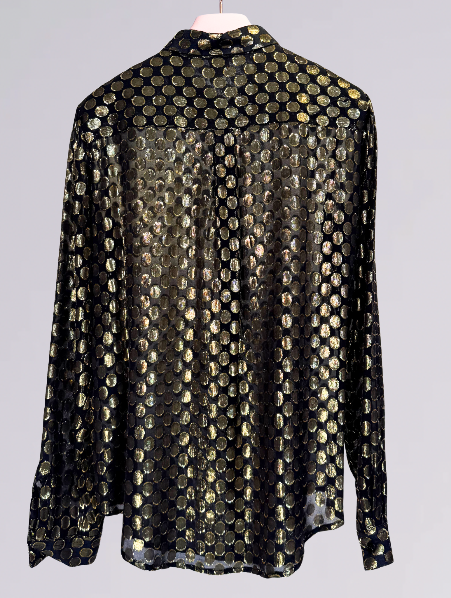 Camicia nera lurex 