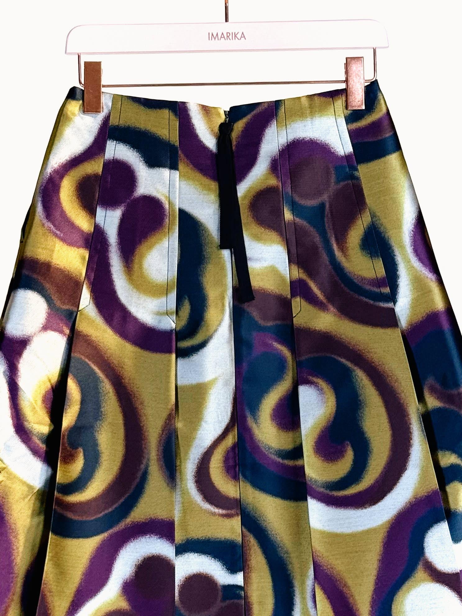 Gonna fantasia 52313VERDE MULTI ODEEH