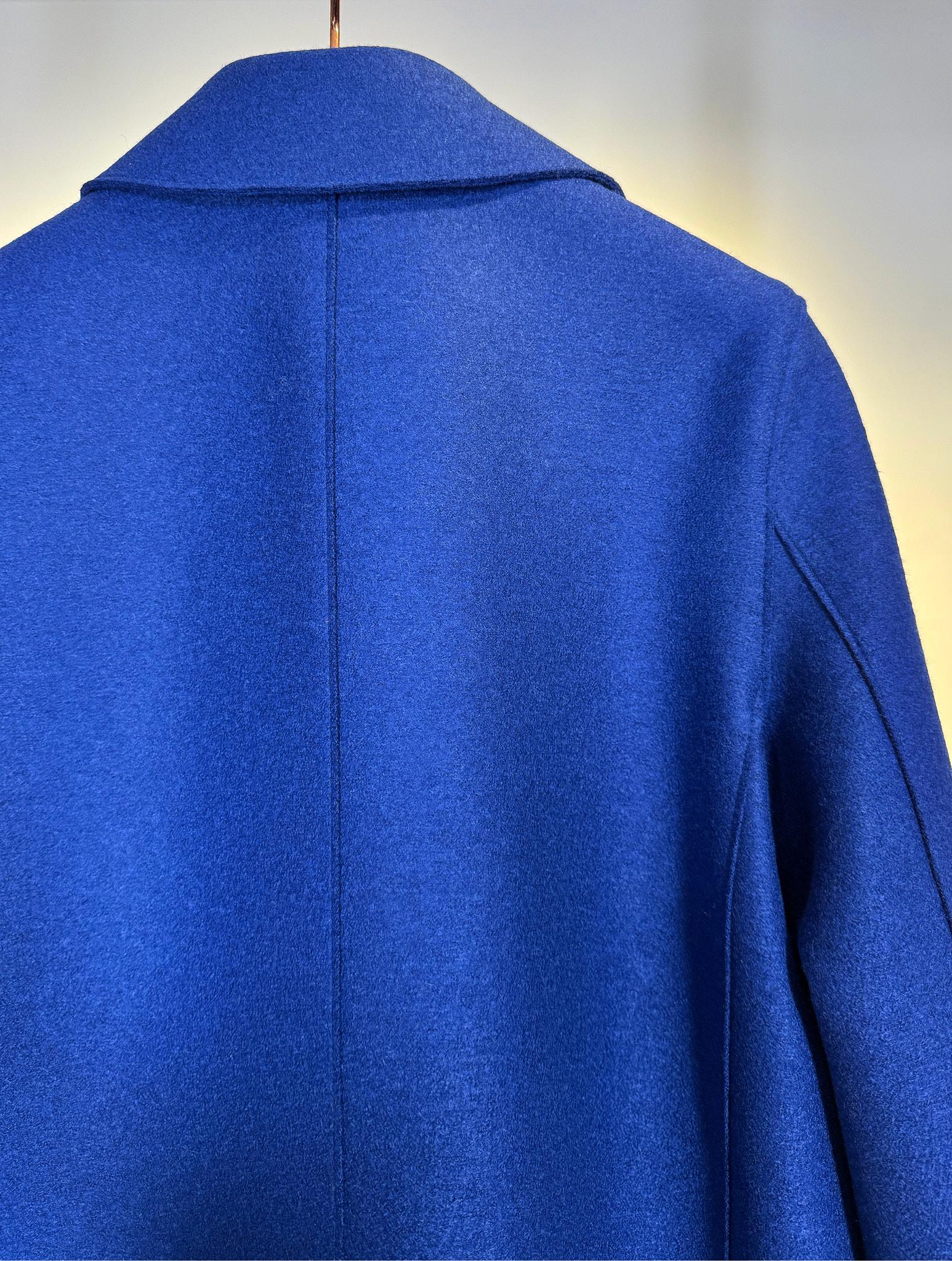 Peacoat doppiopetto AG2211COBALTO Harris Wharf London