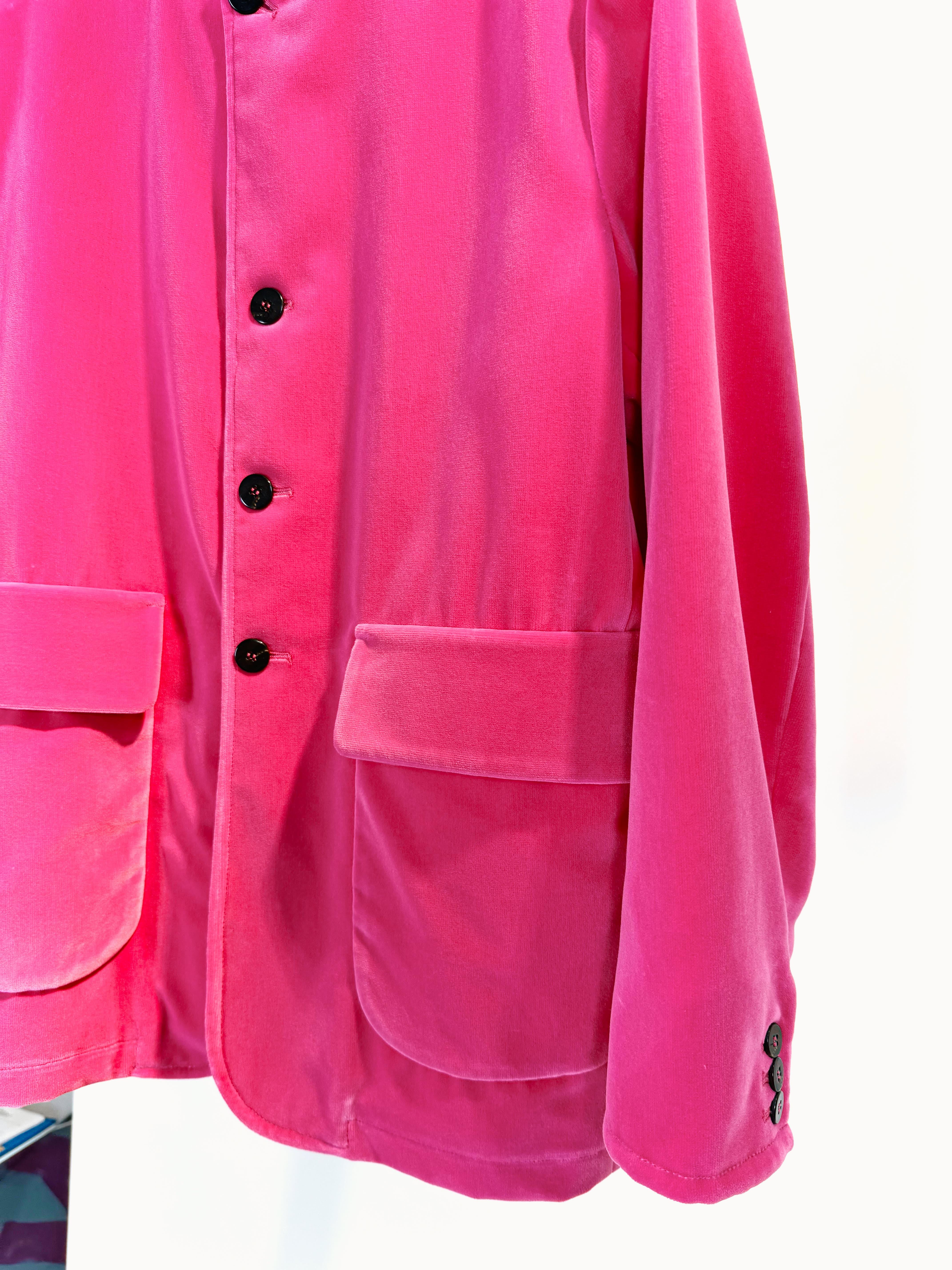 Giaccone velluto WJCD_JUDEVELVET FUCSIA MININA