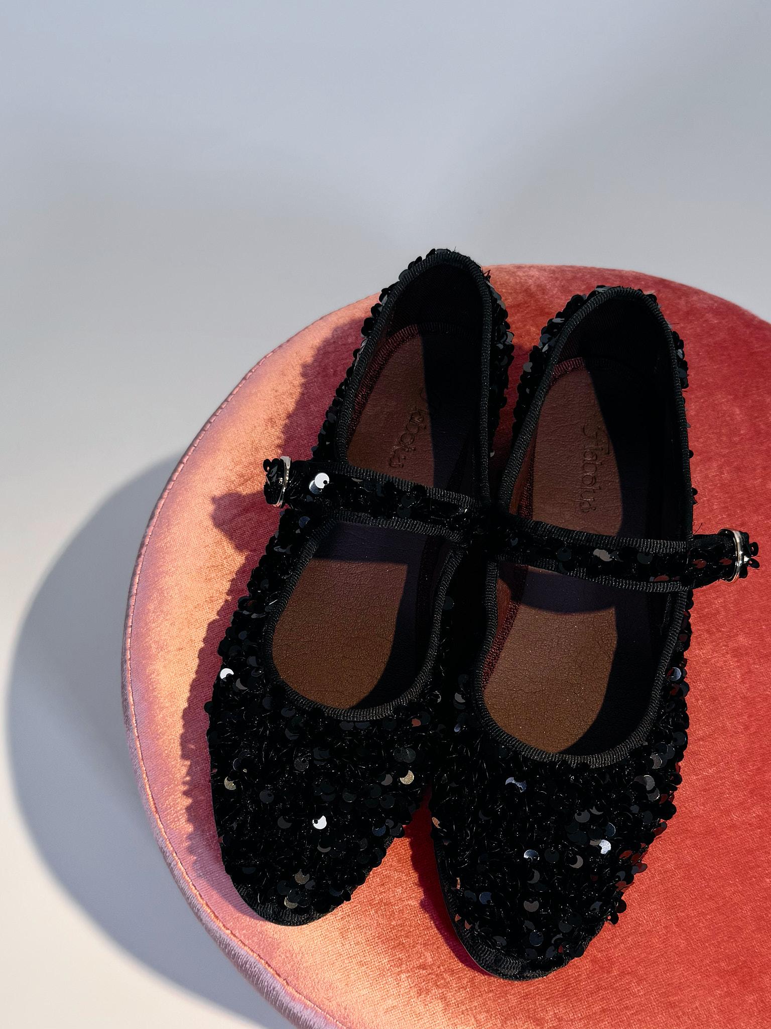 Friulane in Paillettes Nere THE LITTLE PRINCEPAILLETTES NERO Flabelus