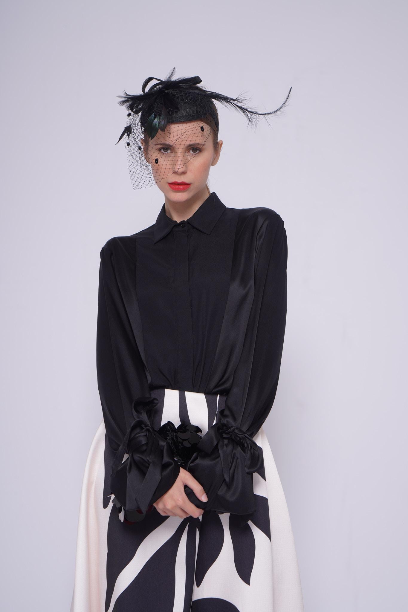 Camicia smoking CM000226NERO Sartoria 74